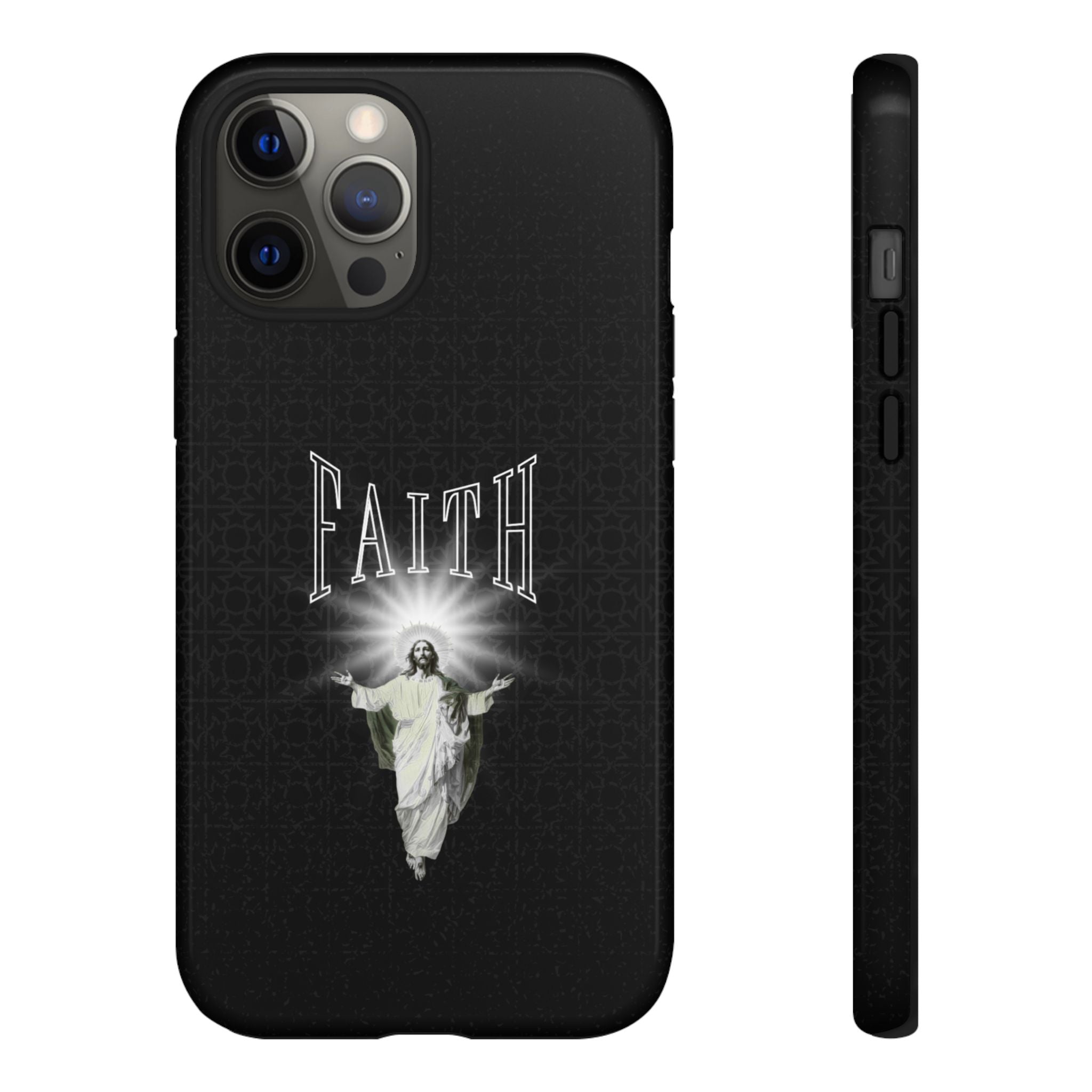 Faith Phone Case — Religious Jesus Graphic Tough Phone Cover