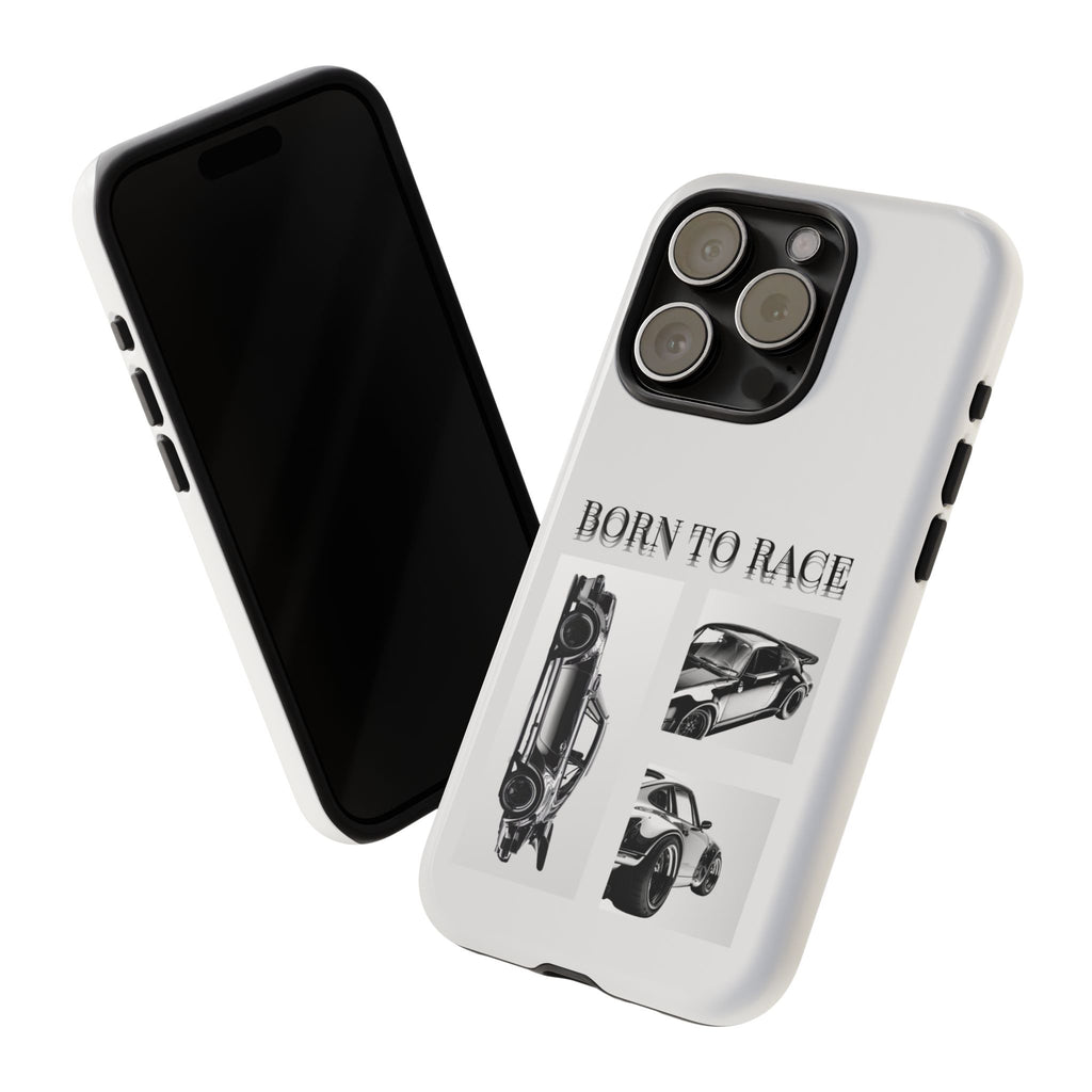 Phone Case - "Born to Race" Vintage Car Racing Graphic