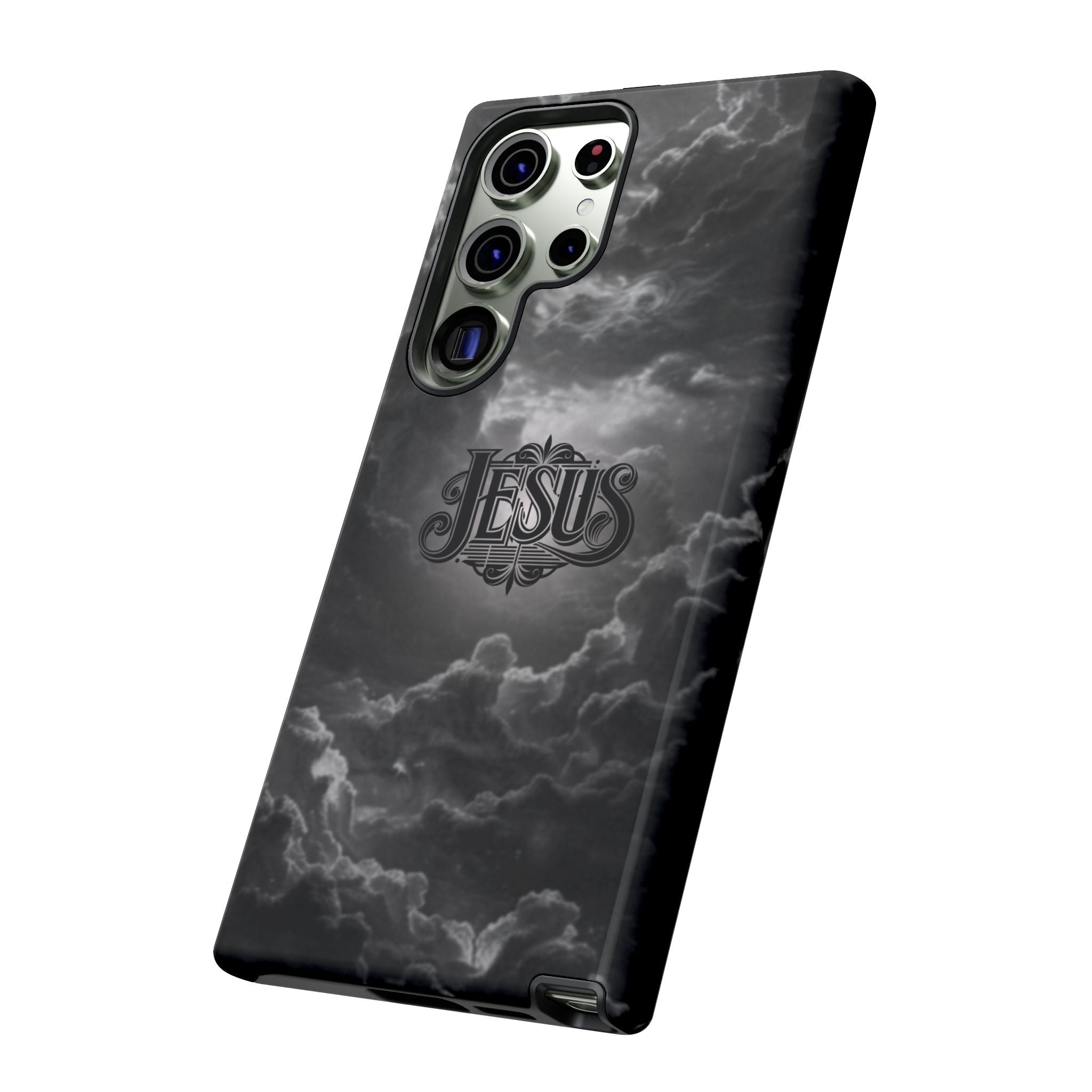 Jesus Cloud Phone Case – Christian Faith Protective iPhone Case