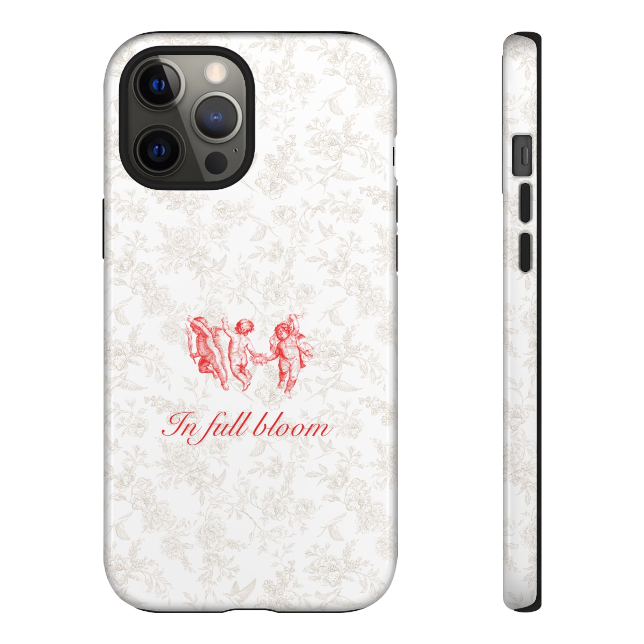 Vintage Floral Phone Case — "In Full Bloom" Tough Case
