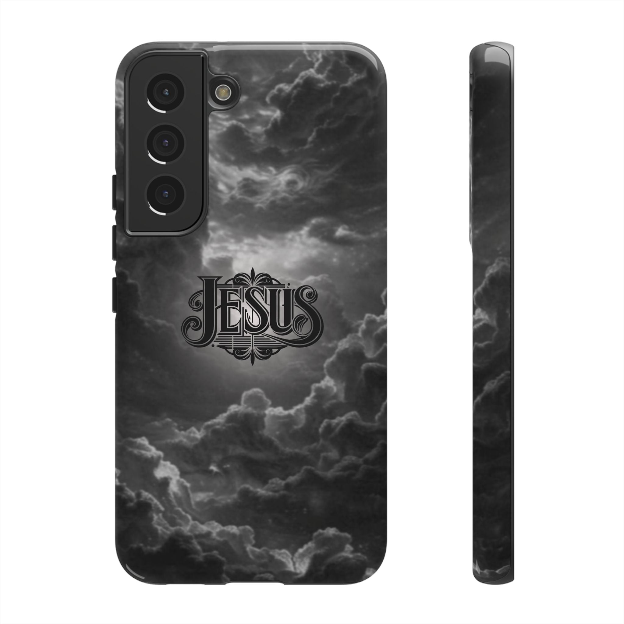 Jesus Cloud Phone Case – Christian Faith Protective iPhone Case