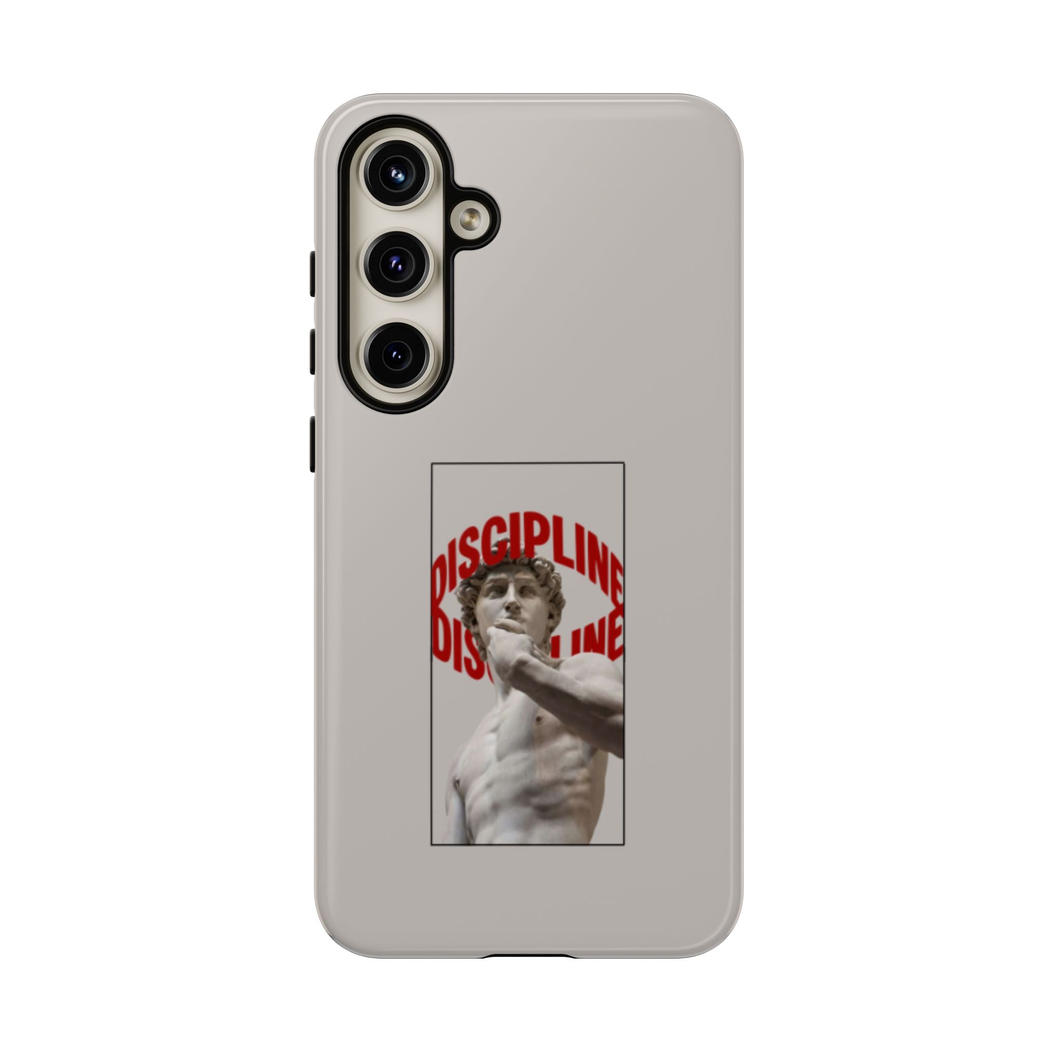Phone Case — 'Discipline' Statue Graphic Protective Cover