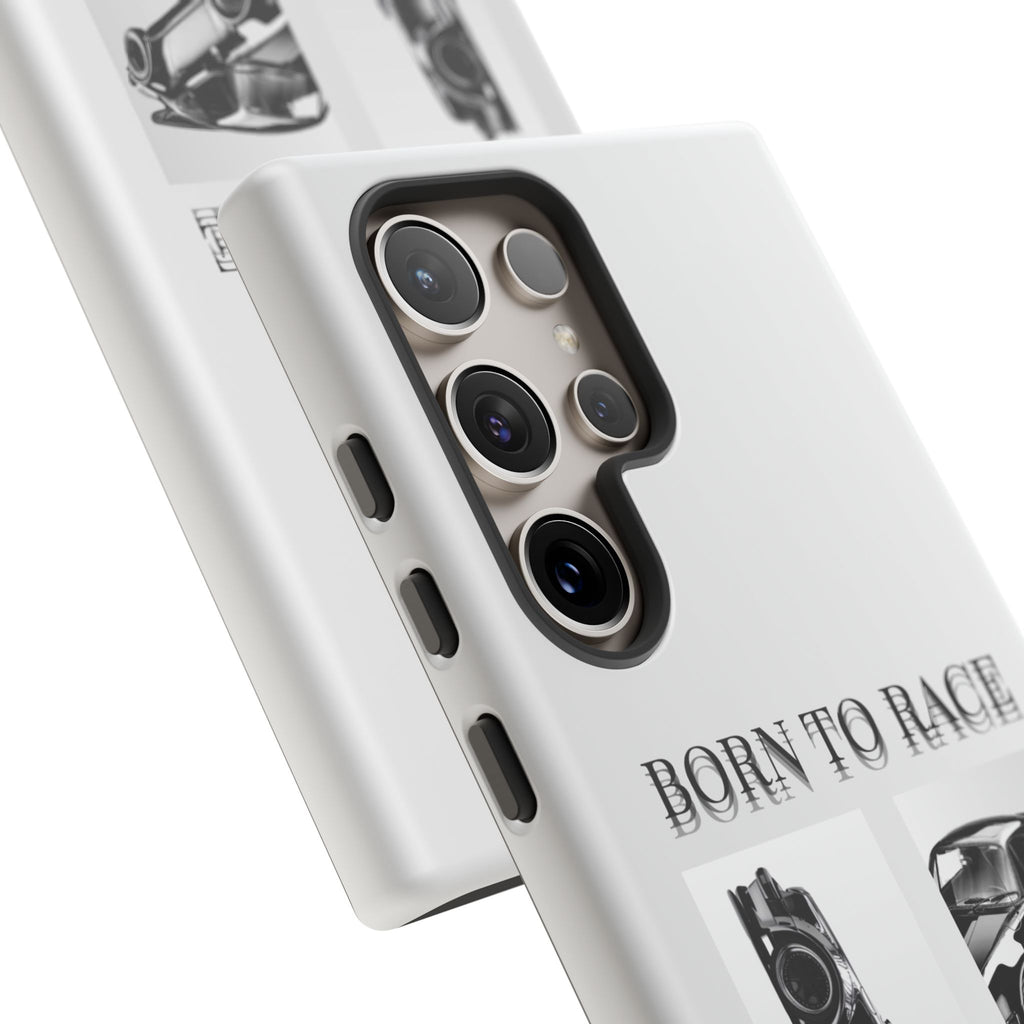 Phone Case - "Born to Race" Vintage Car Racing Graphic