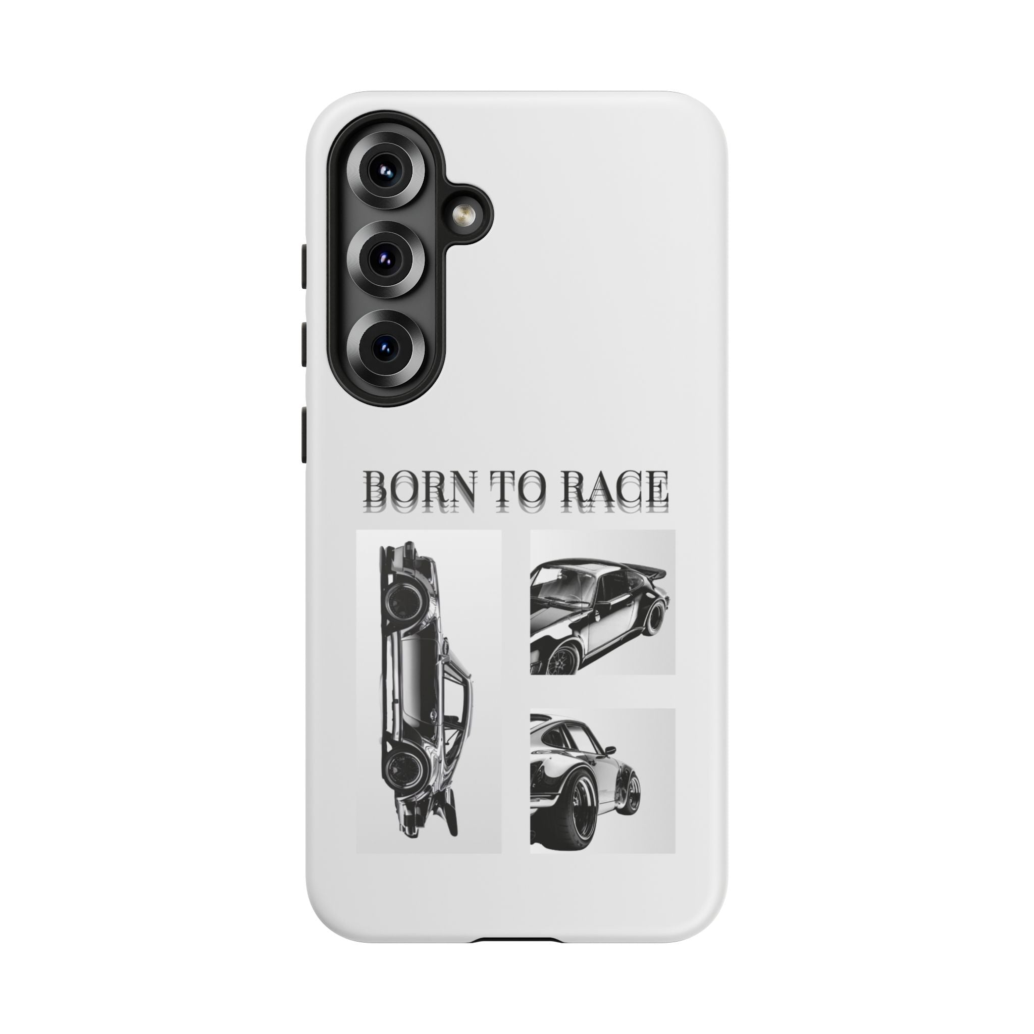 Phone Case - "Born to Race" Vintage Car Racing Graphic