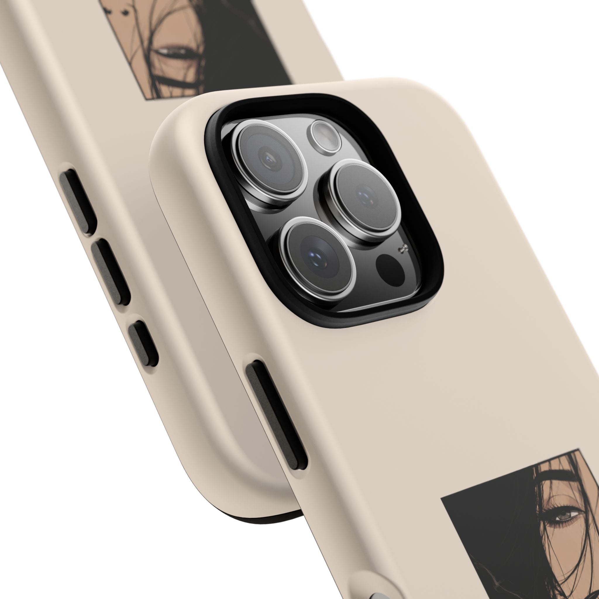 Minimalist Femme Portrait Protective Phone Case