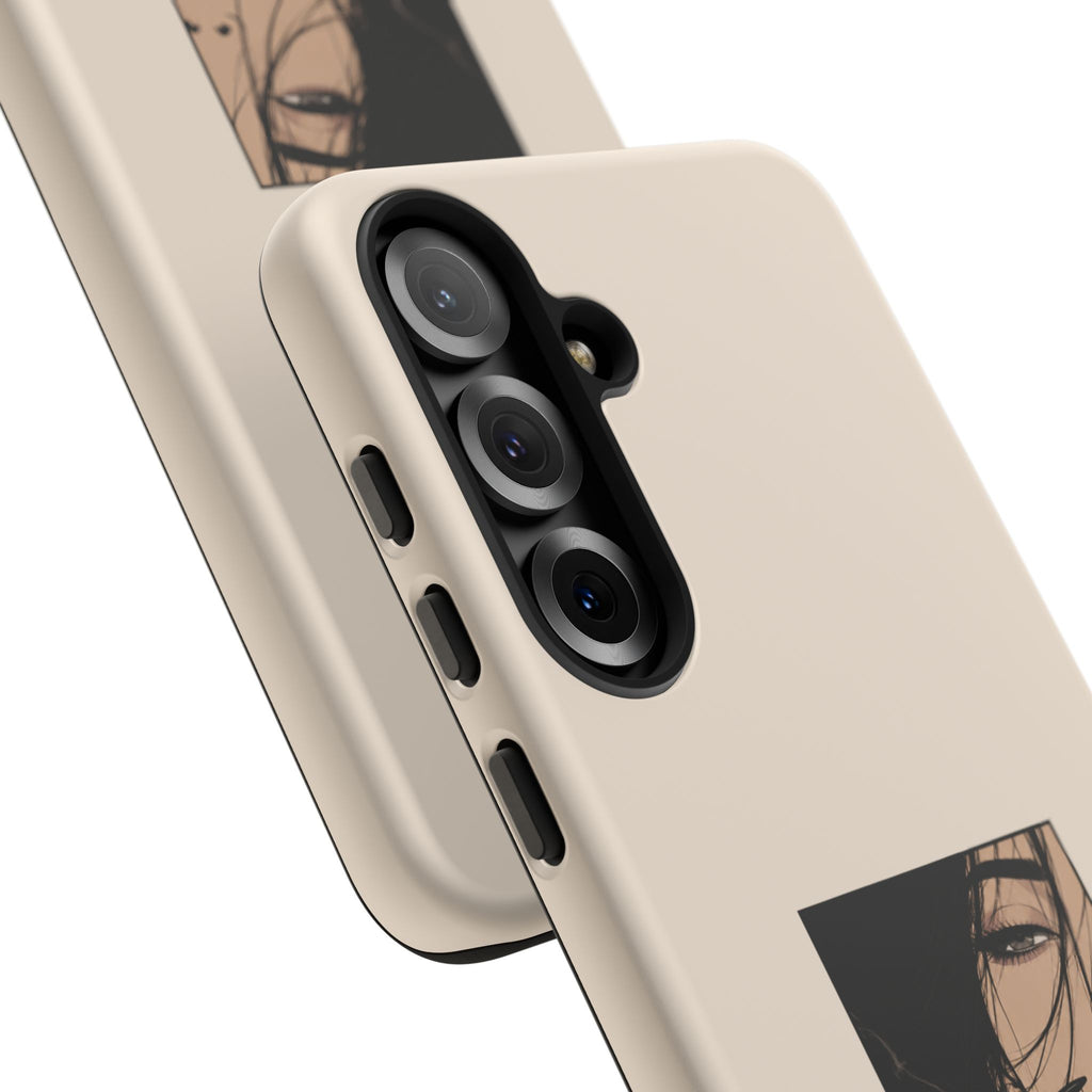 Minimalist Femme Portrait Protective Phone Case