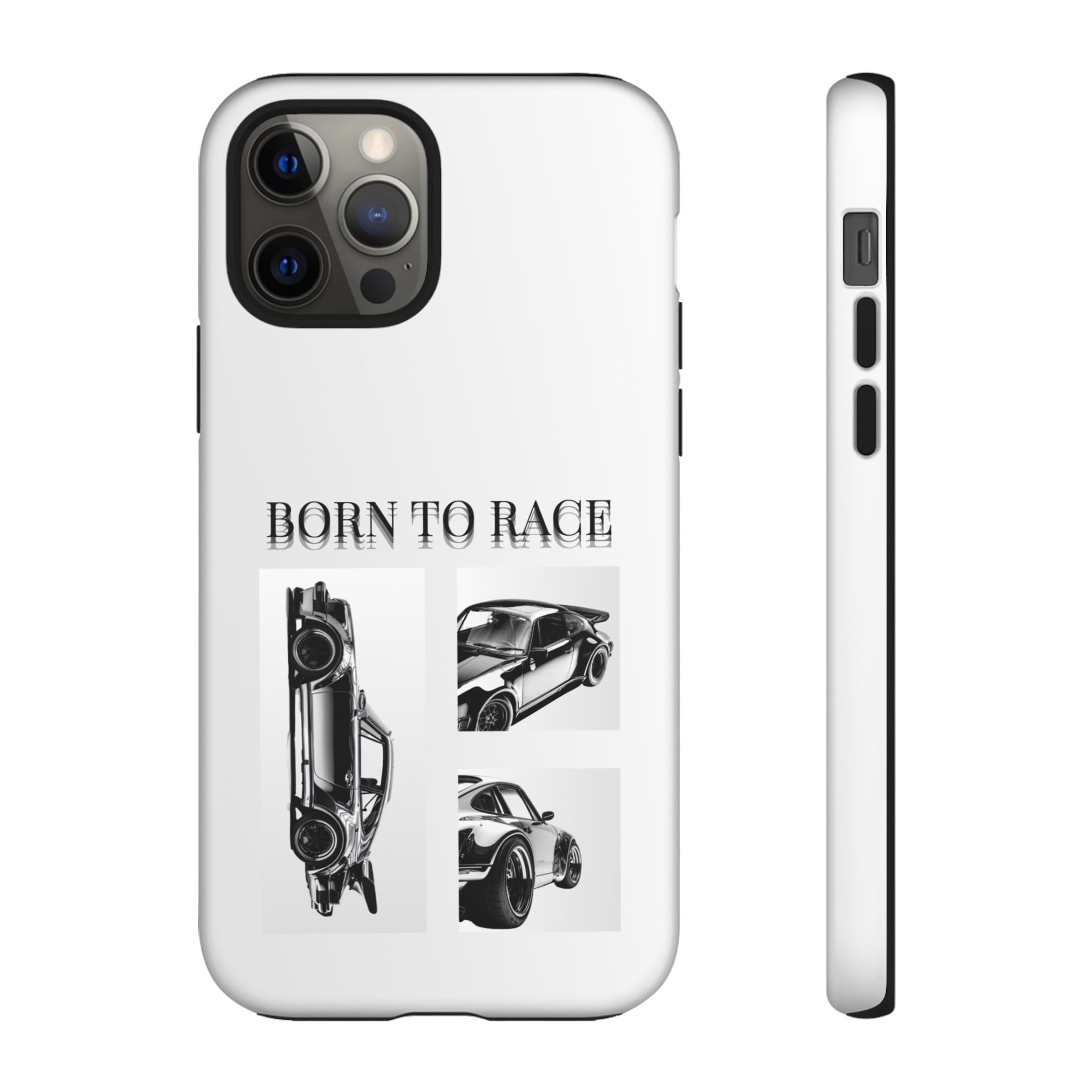 Phone Case - "Born to Race" Vintage Car Racing Graphic