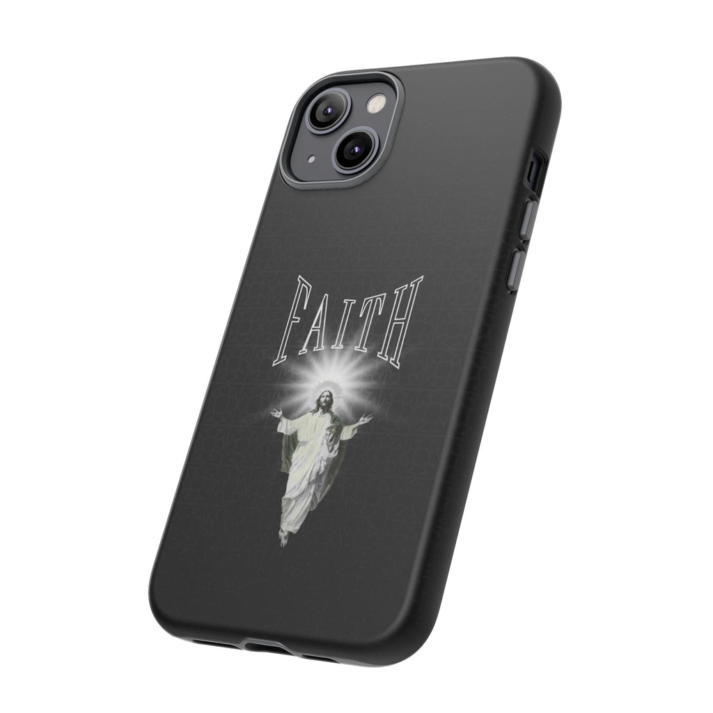 Faith Phone Case — Religious Jesus Graphic Tough Phone Cover