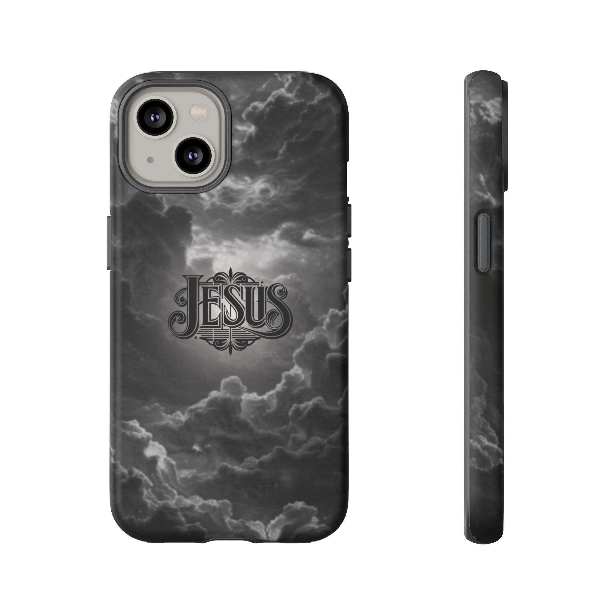 Jesus Cloud Phone Case – Christian Faith Protective iPhone Case