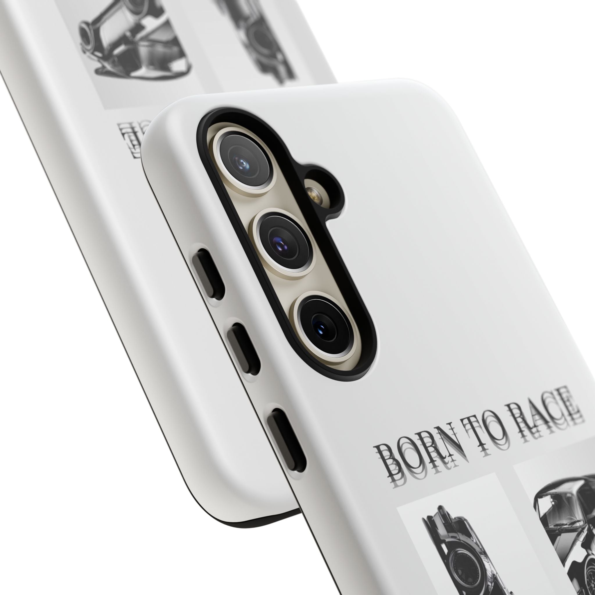 Phone Case - "Born to Race" Vintage Car Racing Graphic