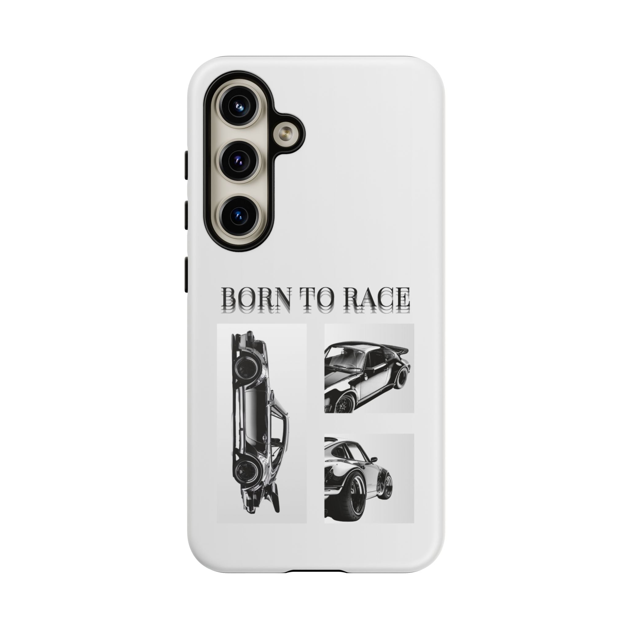Phone Case - "Born to Race" Vintage Car Racing Graphic