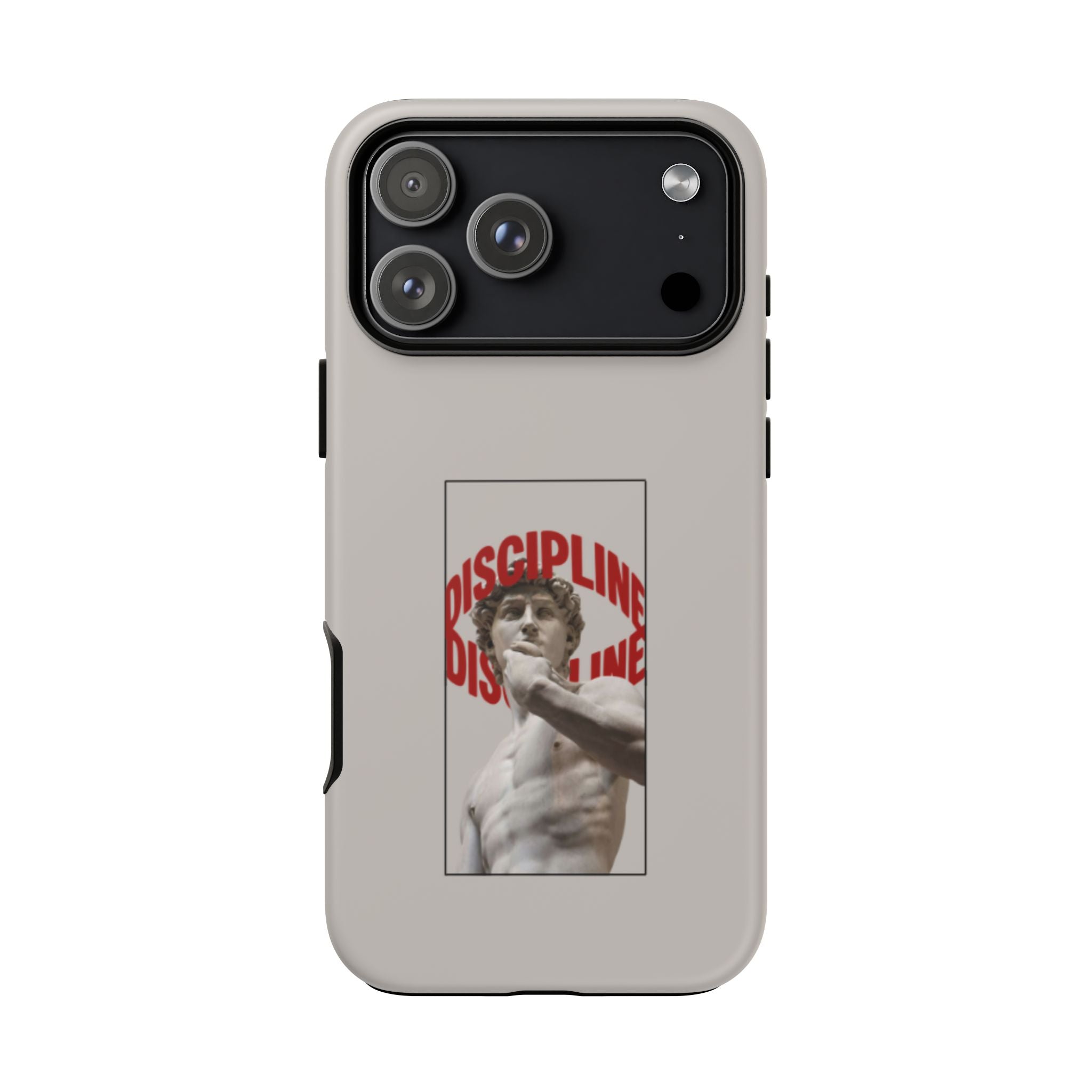 Phone Case — 'Discipline' Statue Graphic Protective Cover