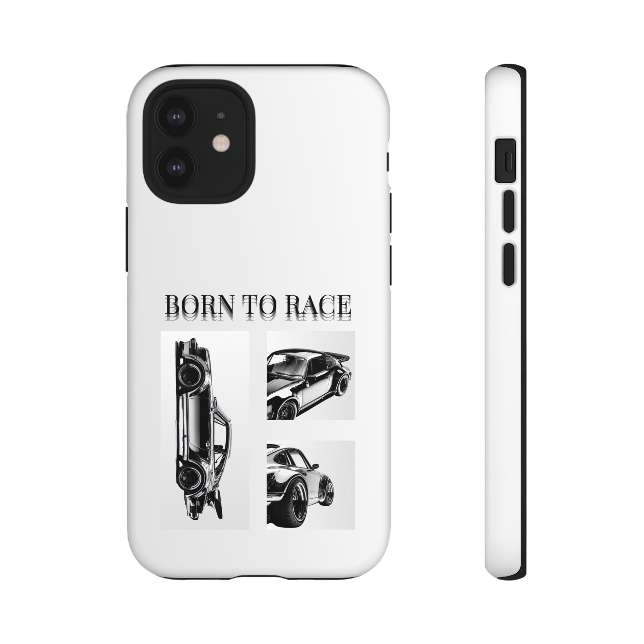 Phone Case - "Born to Race" Vintage Car Racing Graphic