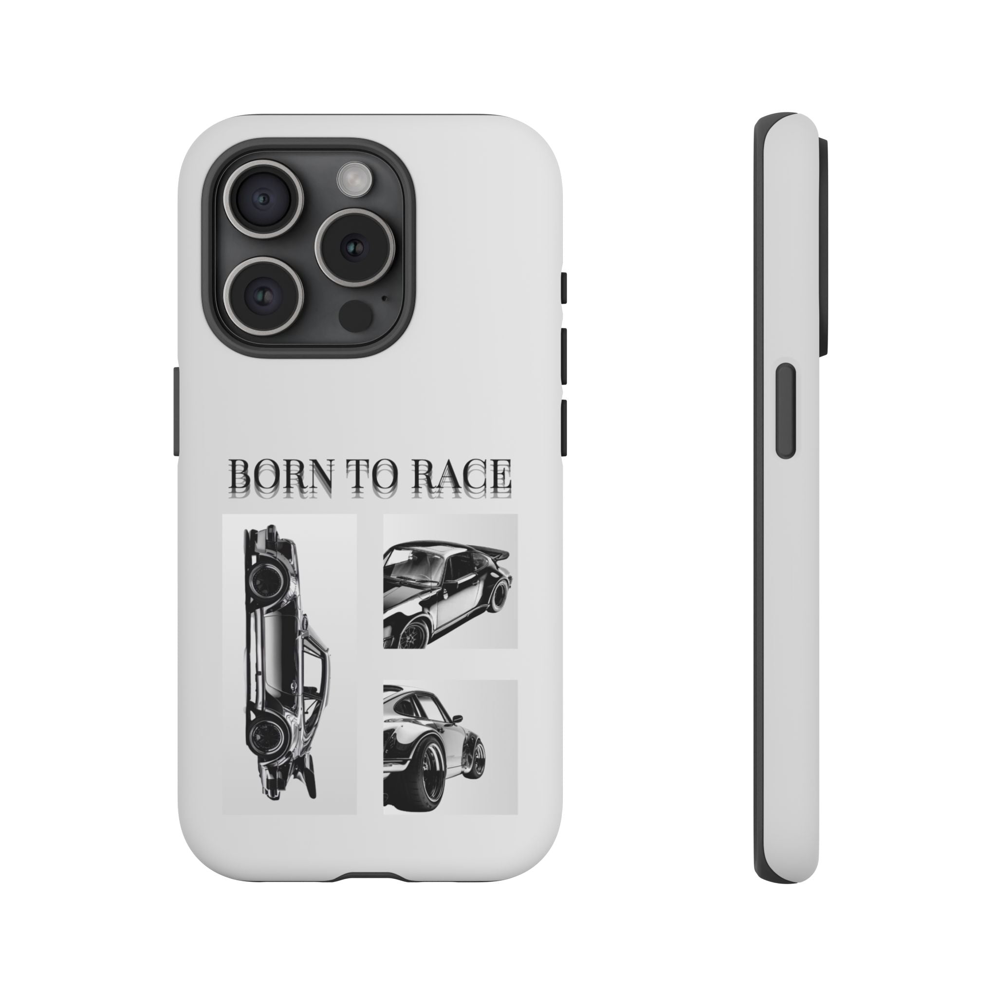 Phone Case - "Born to Race" Vintage Car Racing Graphic