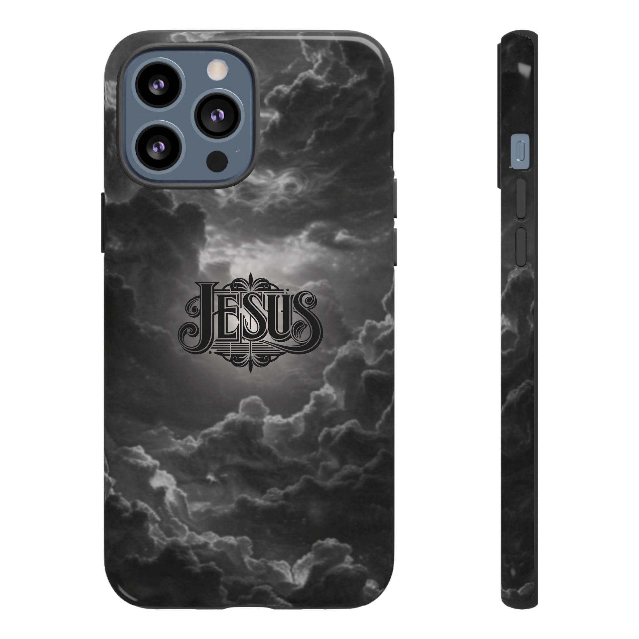 Jesus Cloud Phone Case – Christian Faith Protective iPhone Case