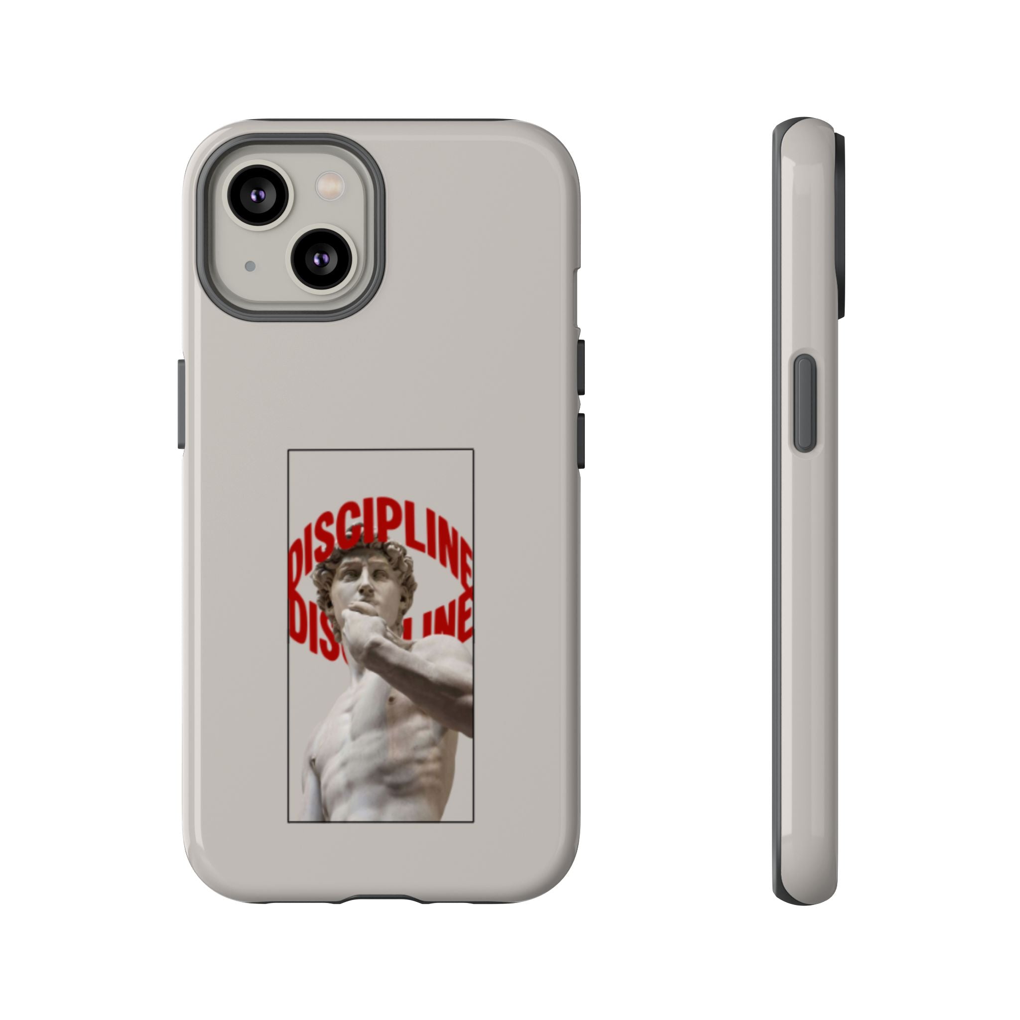 Phone Case — 'Discipline' Statue Graphic Protective Cover