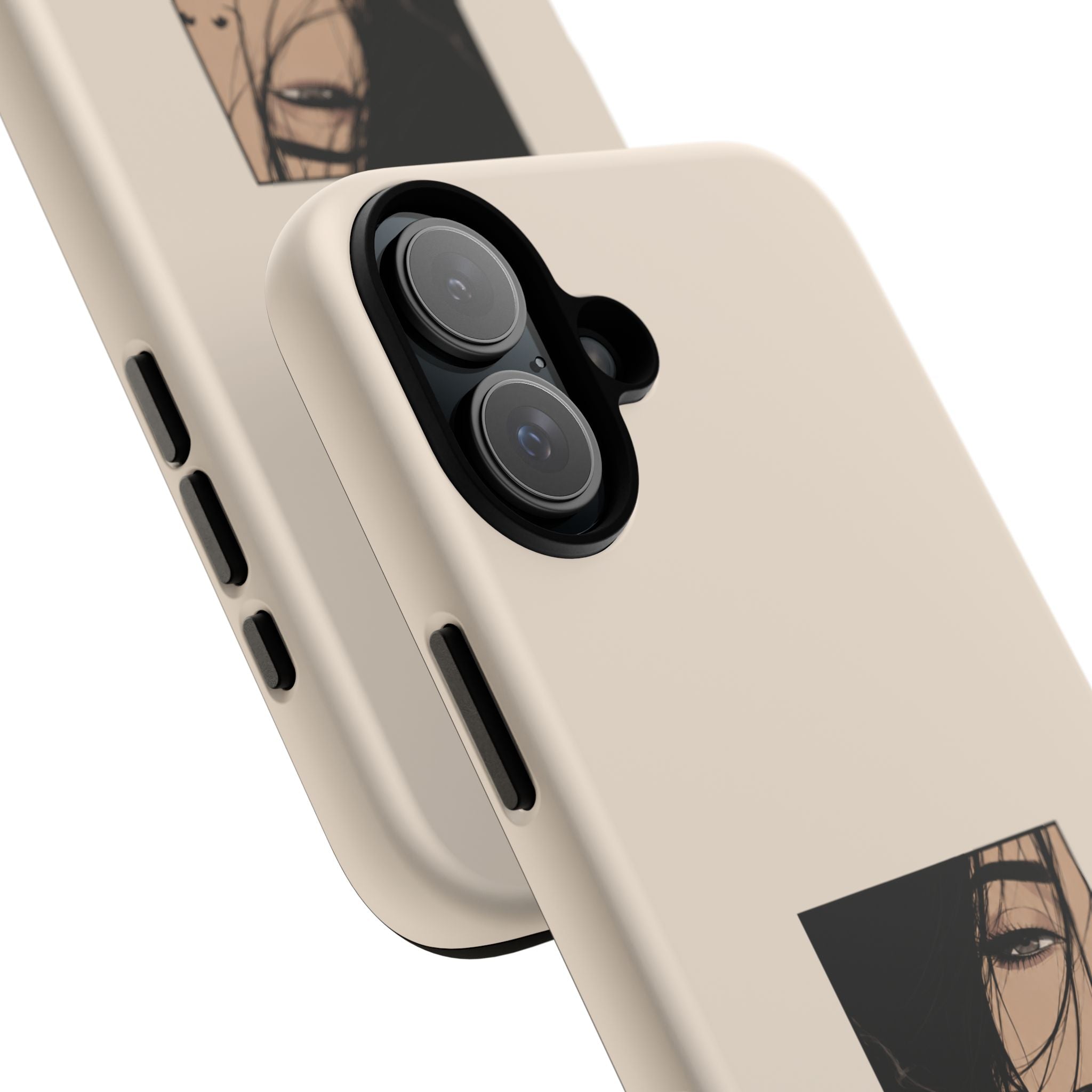 Minimalist Femme Portrait Protective Phone Case