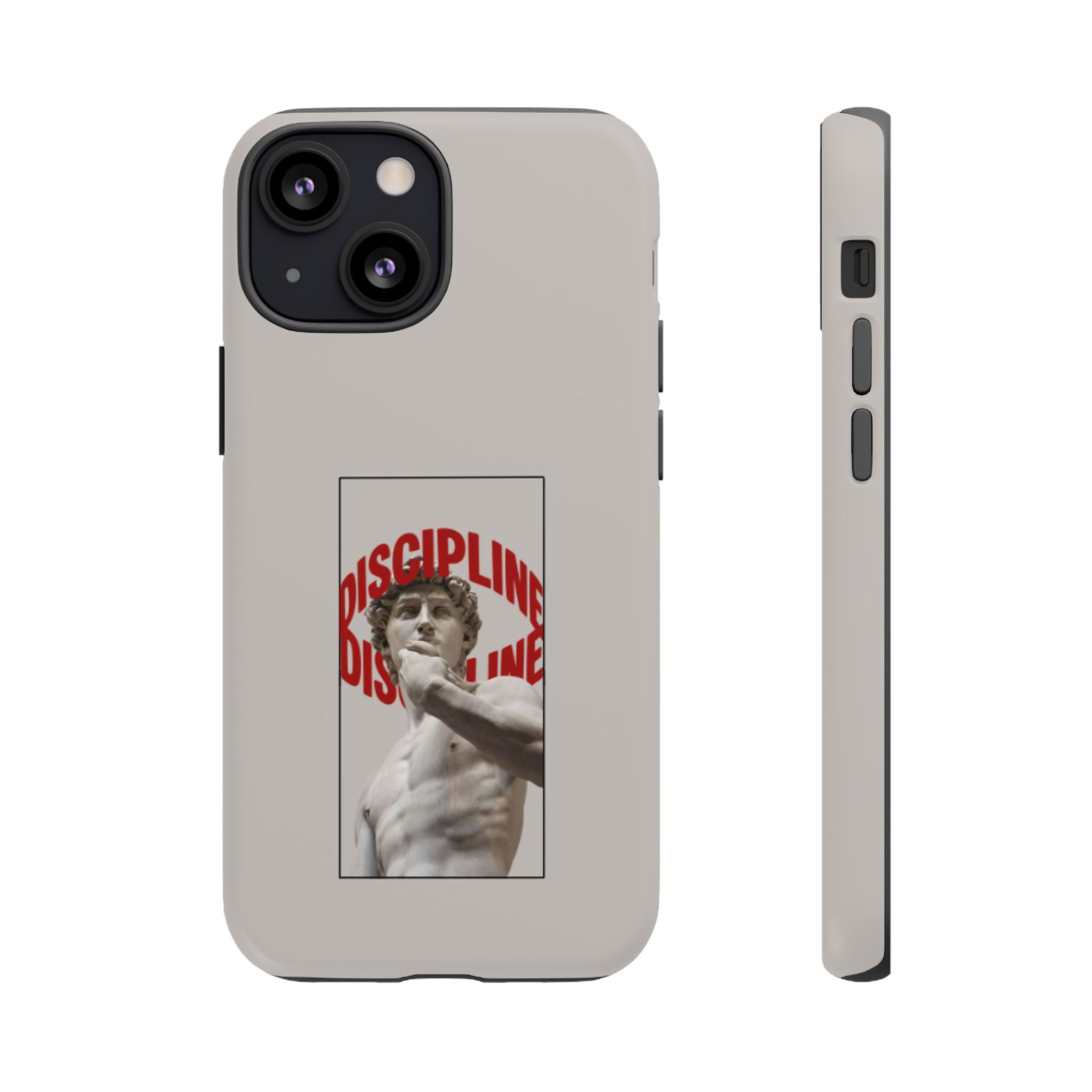 Phone Case — 'Discipline' Statue Graphic Protective Cover
