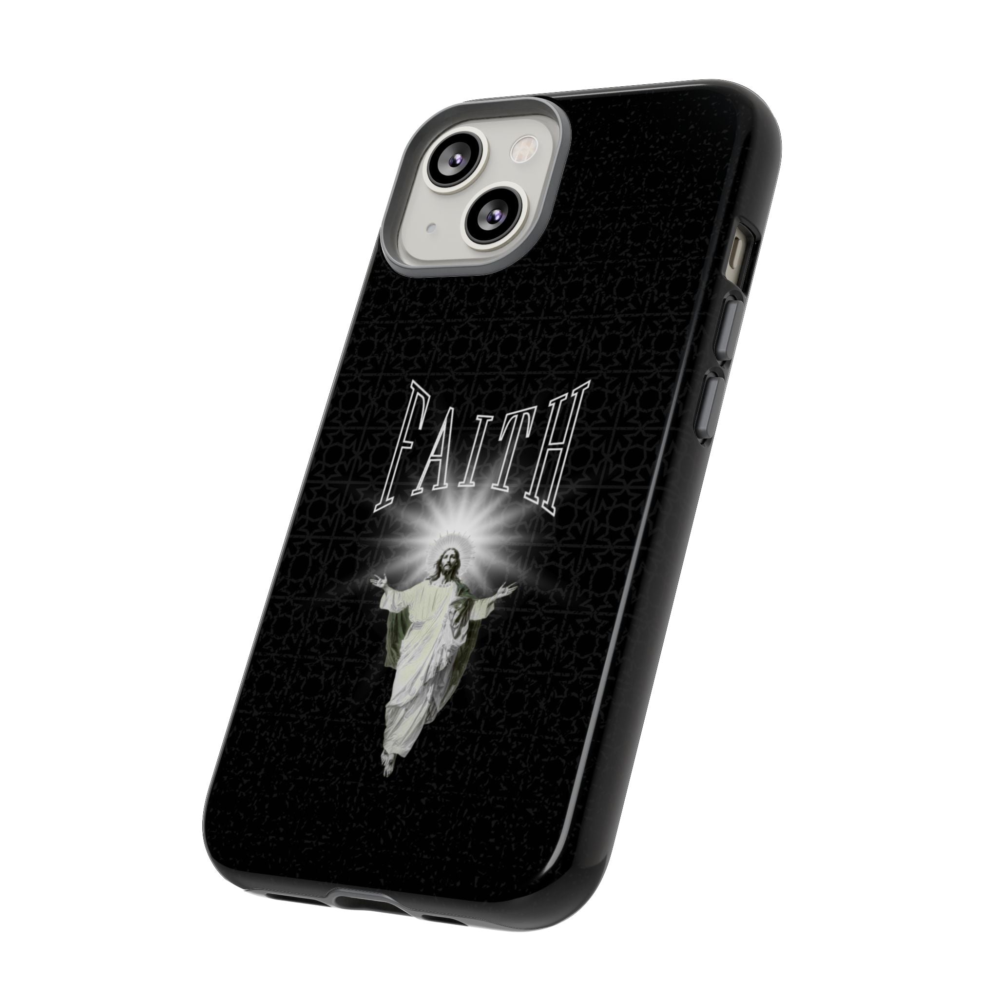 Faith Phone Case — Religious Jesus Graphic Tough Phone Cover
