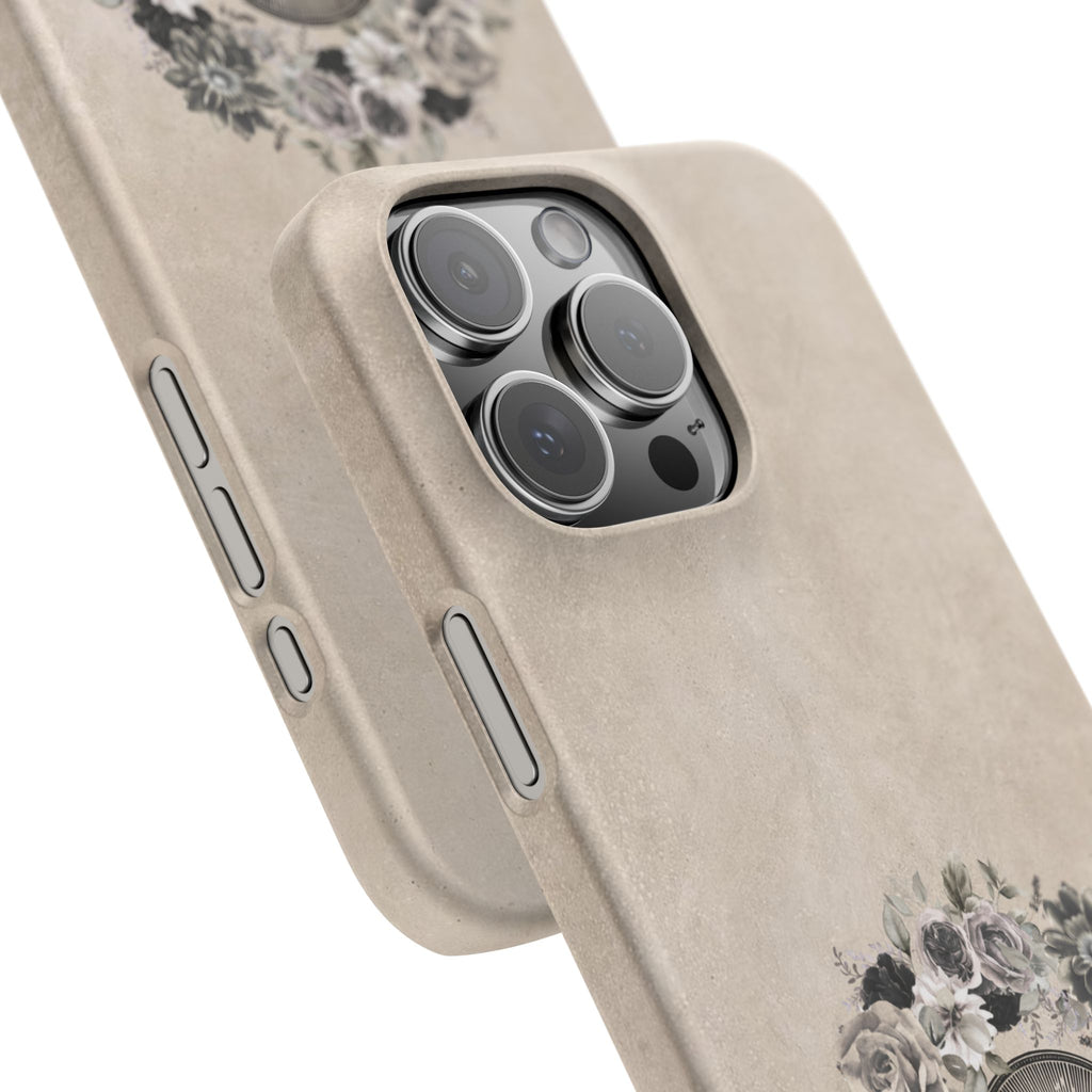 Vintage Madonna Floral Phone Case — Religious iPhone Snap Case