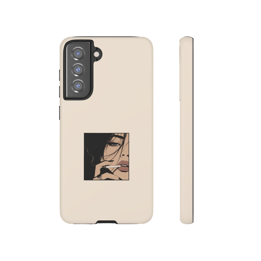 Minimalist Femme Portrait Protective Phone Case