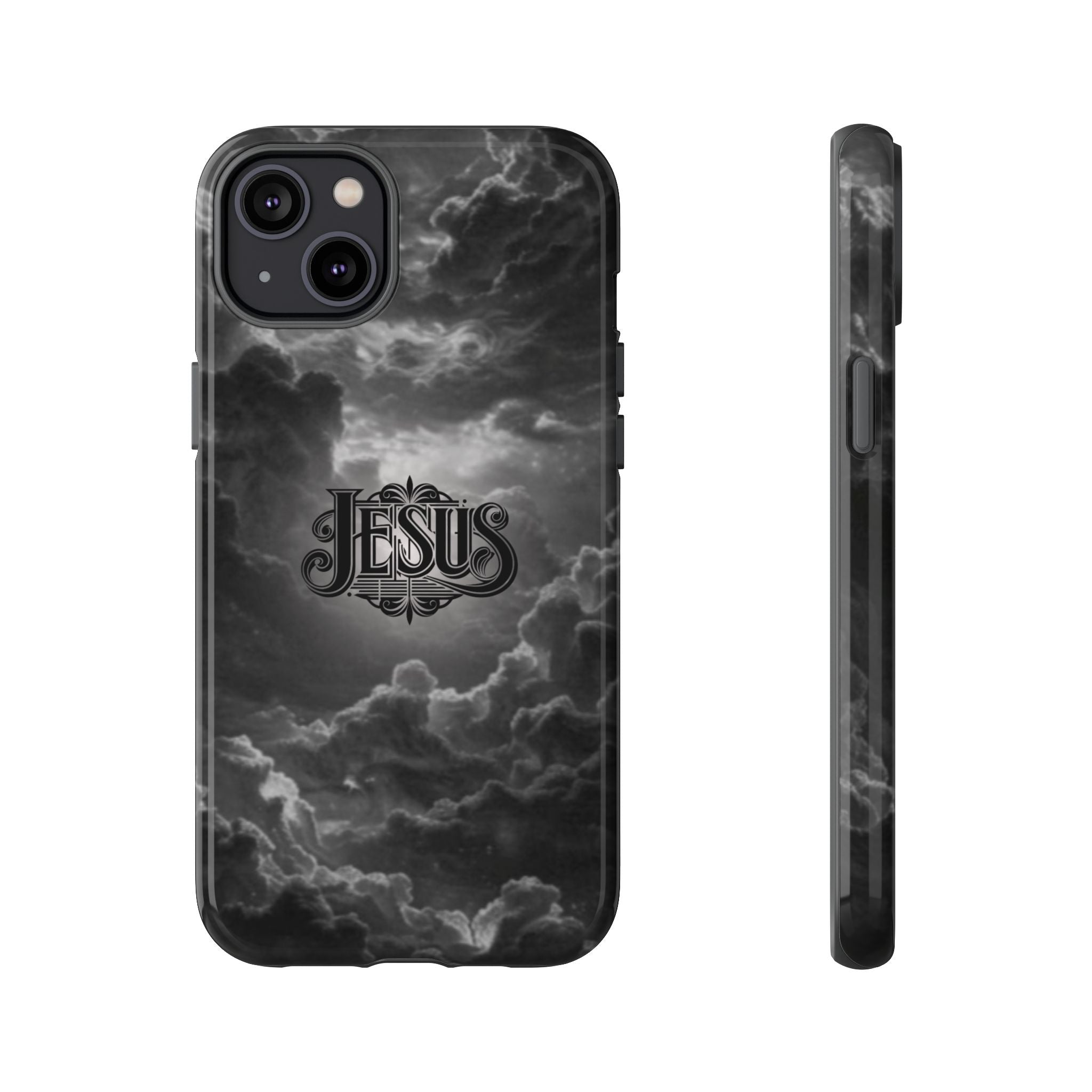 Jesus Cloud Phone Case – Christian Faith Protective iPhone Case
