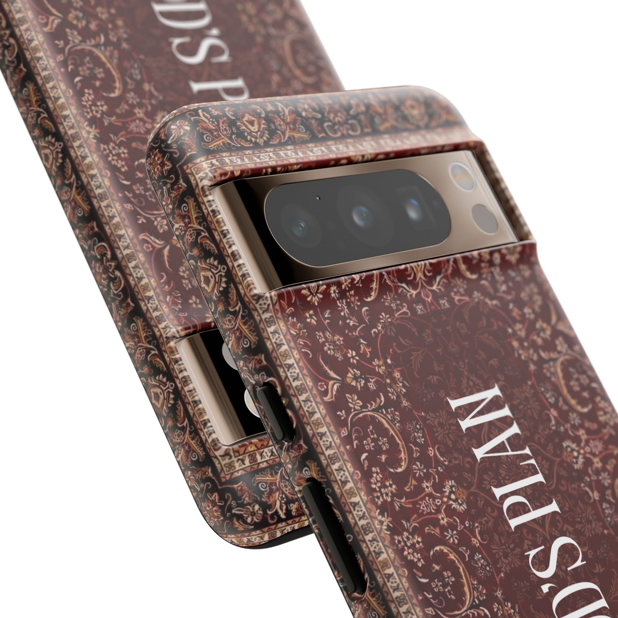 God's Plan — Vintage Tapestry Christian Tough Phone Case | Boho Faith Cover