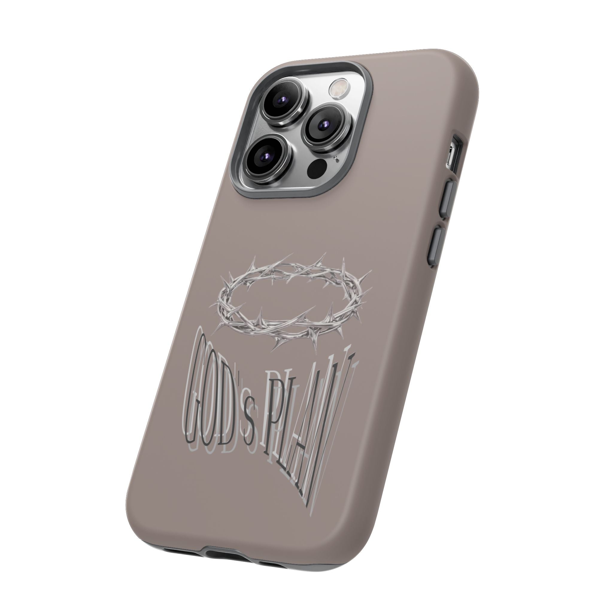 Phone Case — "God's Plan" Crown of Thorns Protective Cover