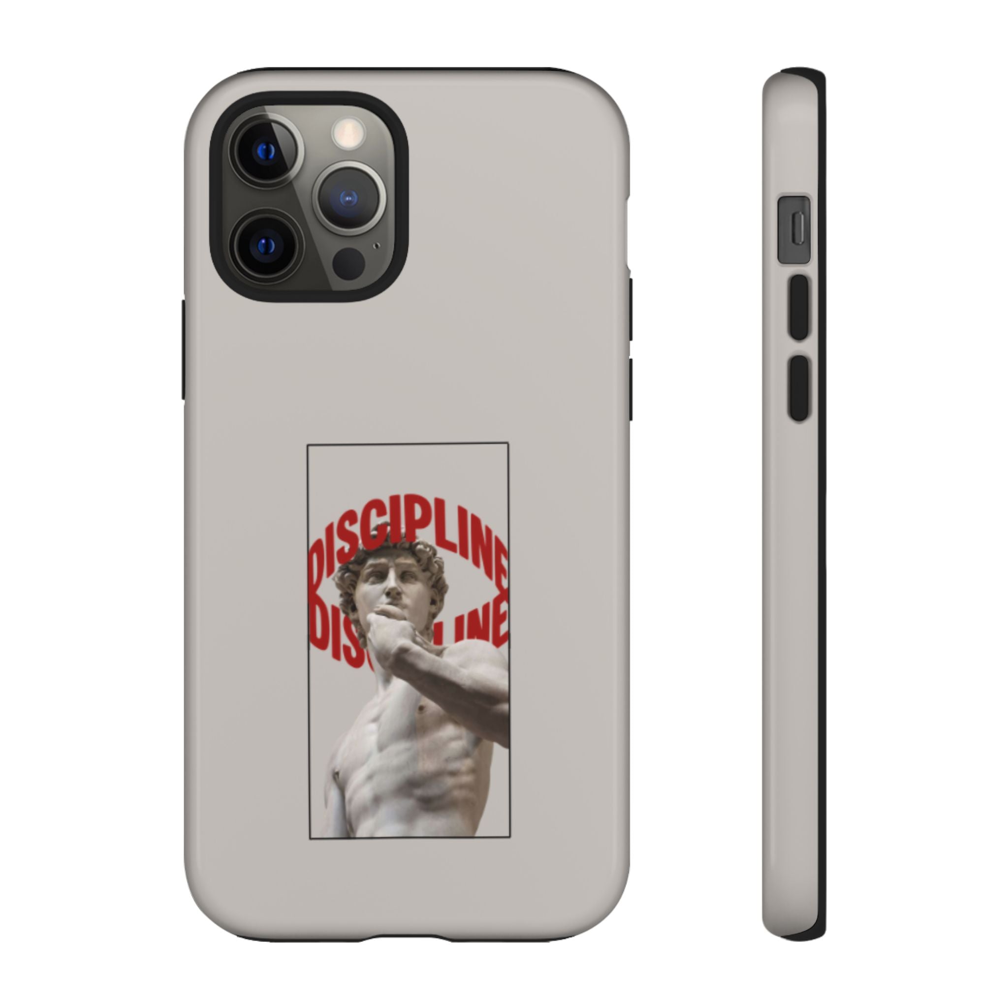 Phone Case — 'Discipline' Statue Graphic Protective Cover