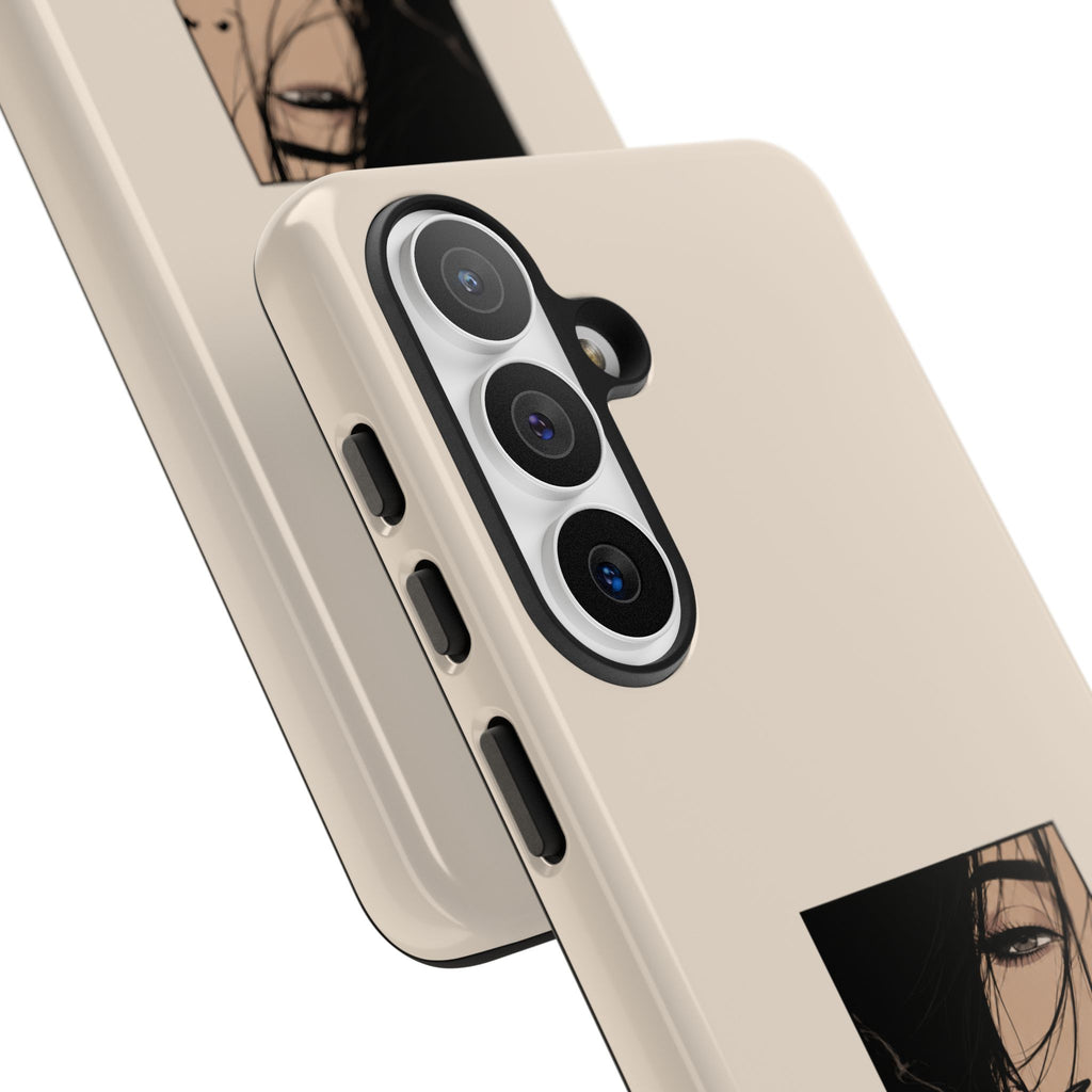 Minimalist Femme Portrait Protective Phone Case