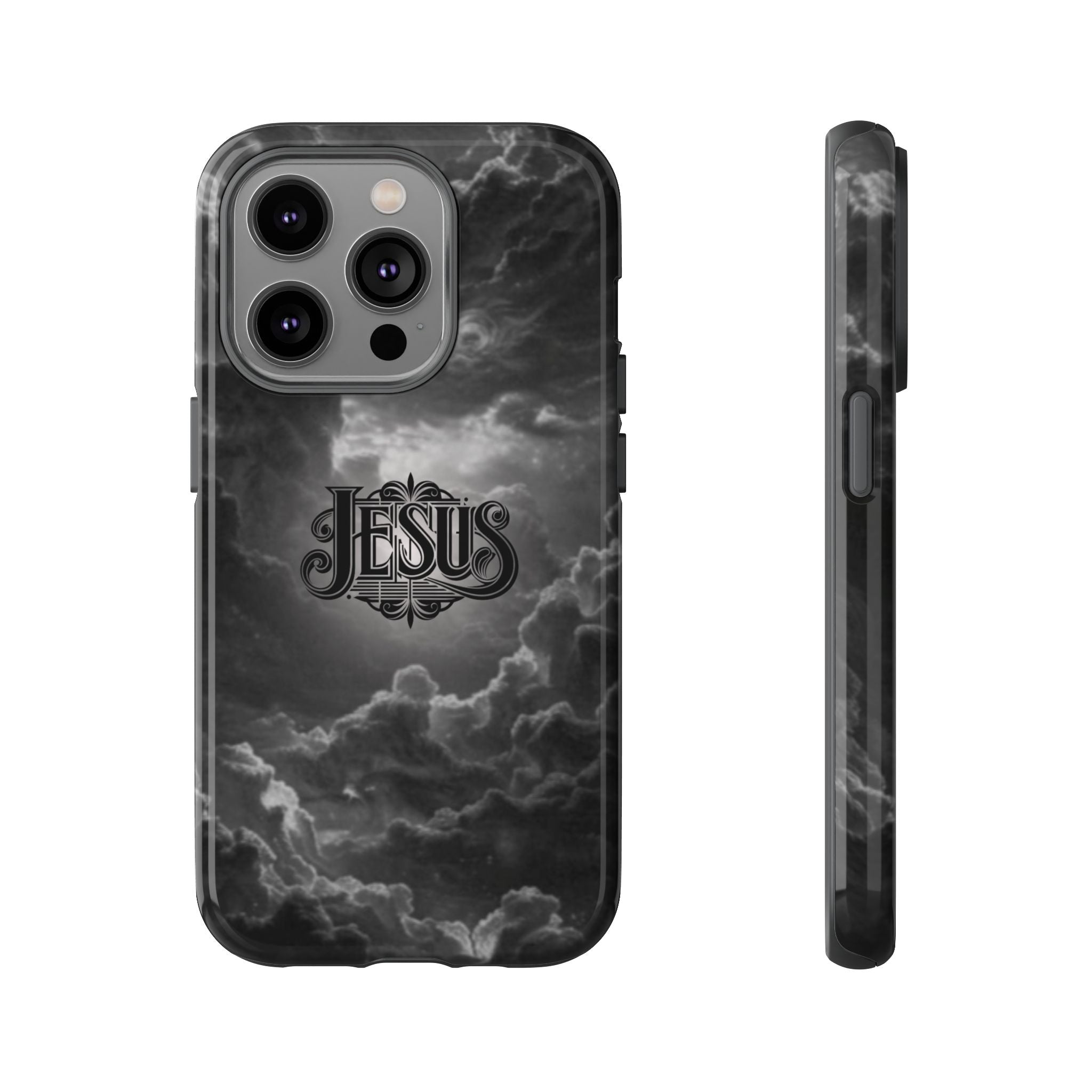 Jesus Cloud Phone Case – Christian Faith Protective iPhone Case