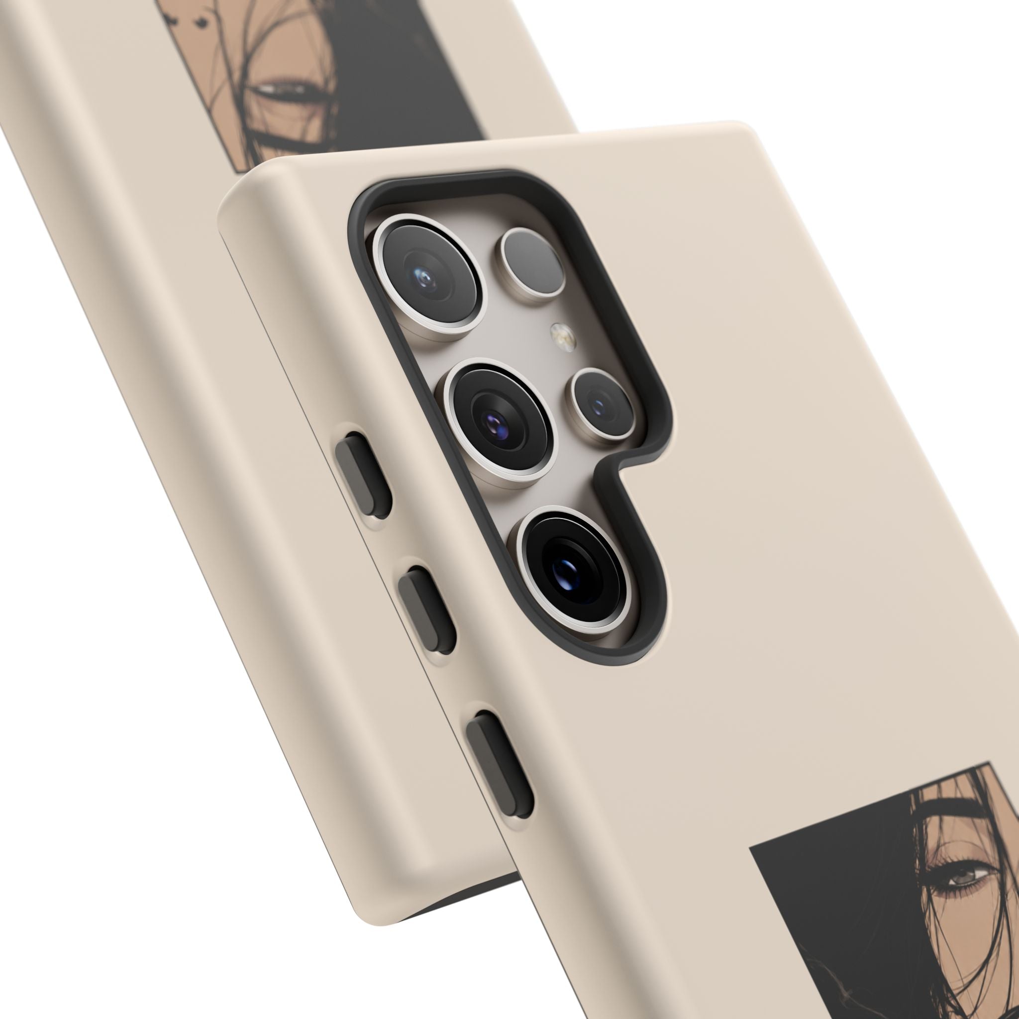 Minimalist Femme Portrait Protective Phone Case
