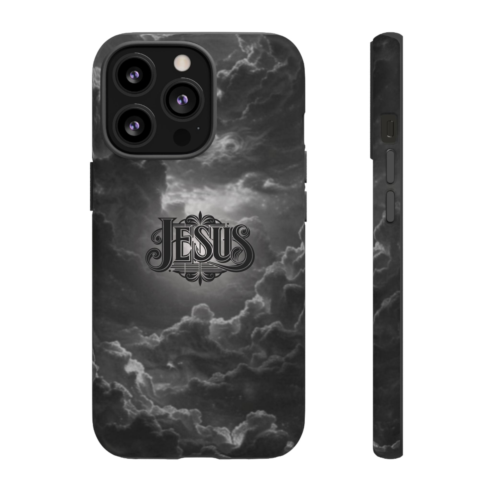 Jesus Cloud Phone Case – Christian Faith Protective iPhone Case