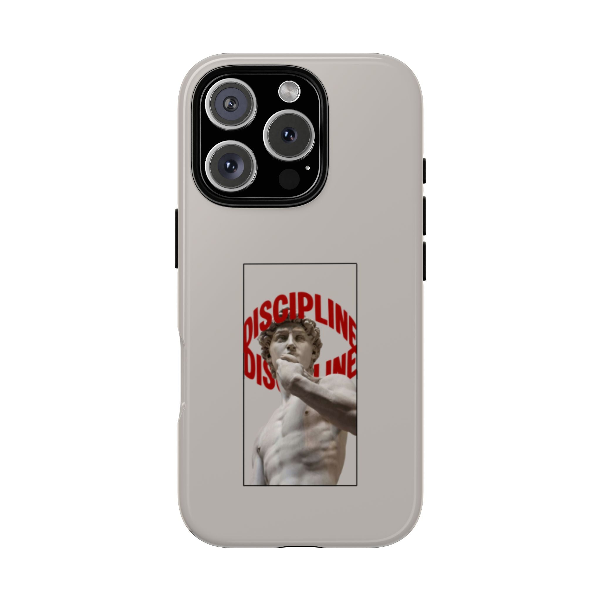 Phone Case — 'Discipline' Statue Graphic Protective Cover