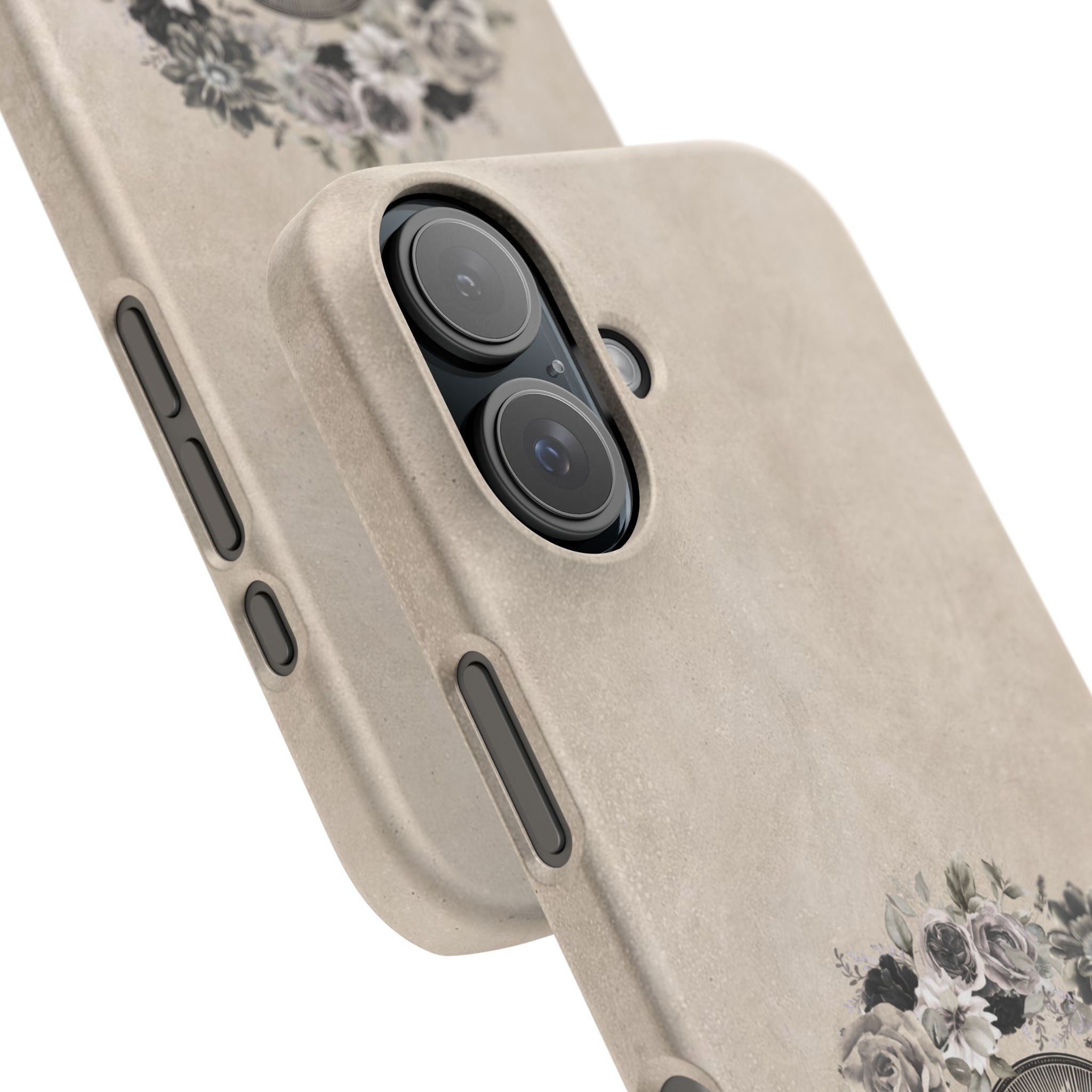 Vintage Madonna Floral Phone Case — Religious iPhone Snap Case