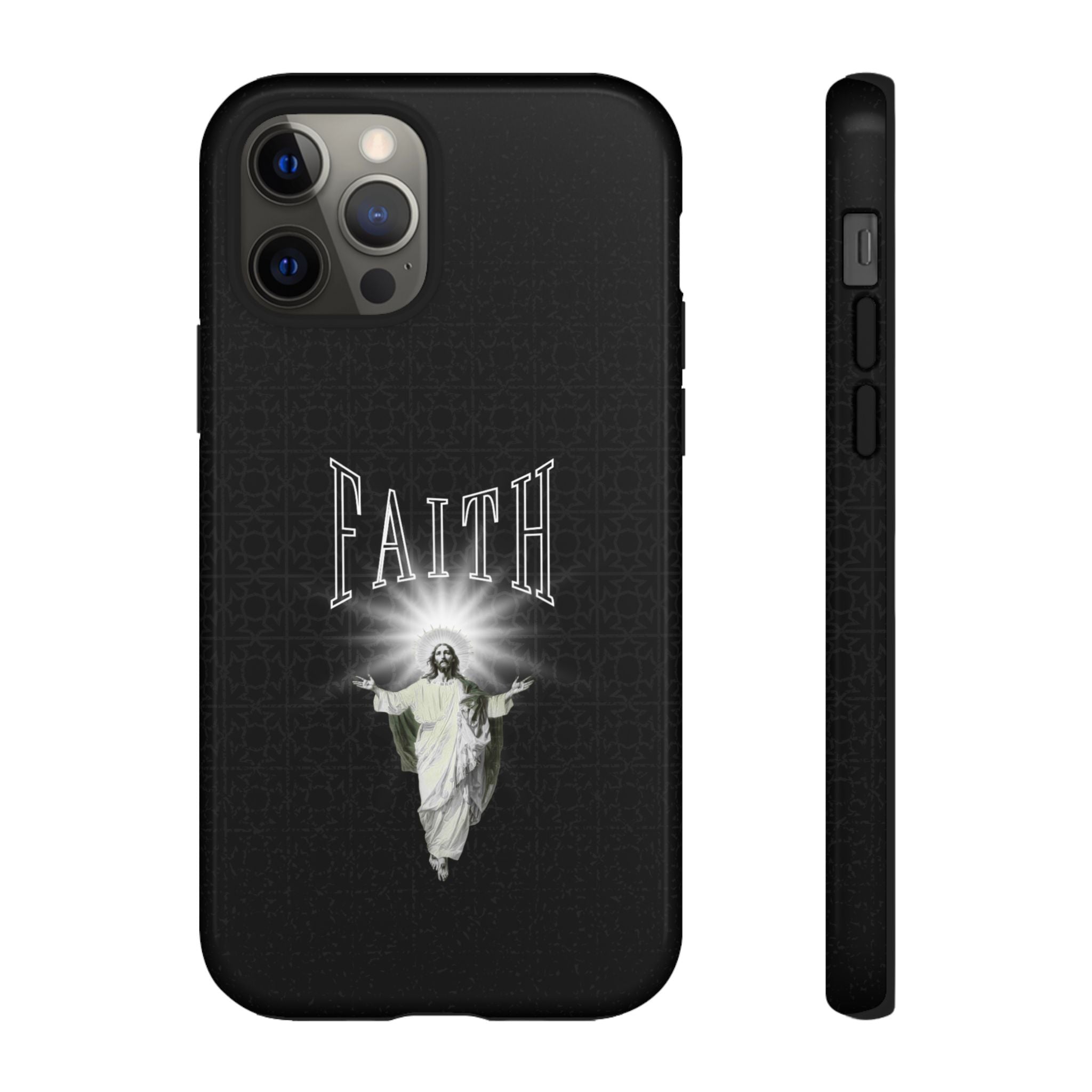Faith Phone Case — Religious Jesus Graphic Tough Phone Cover