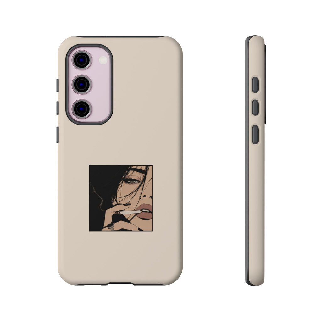 Minimalist Femme Portrait Protective Phone Case