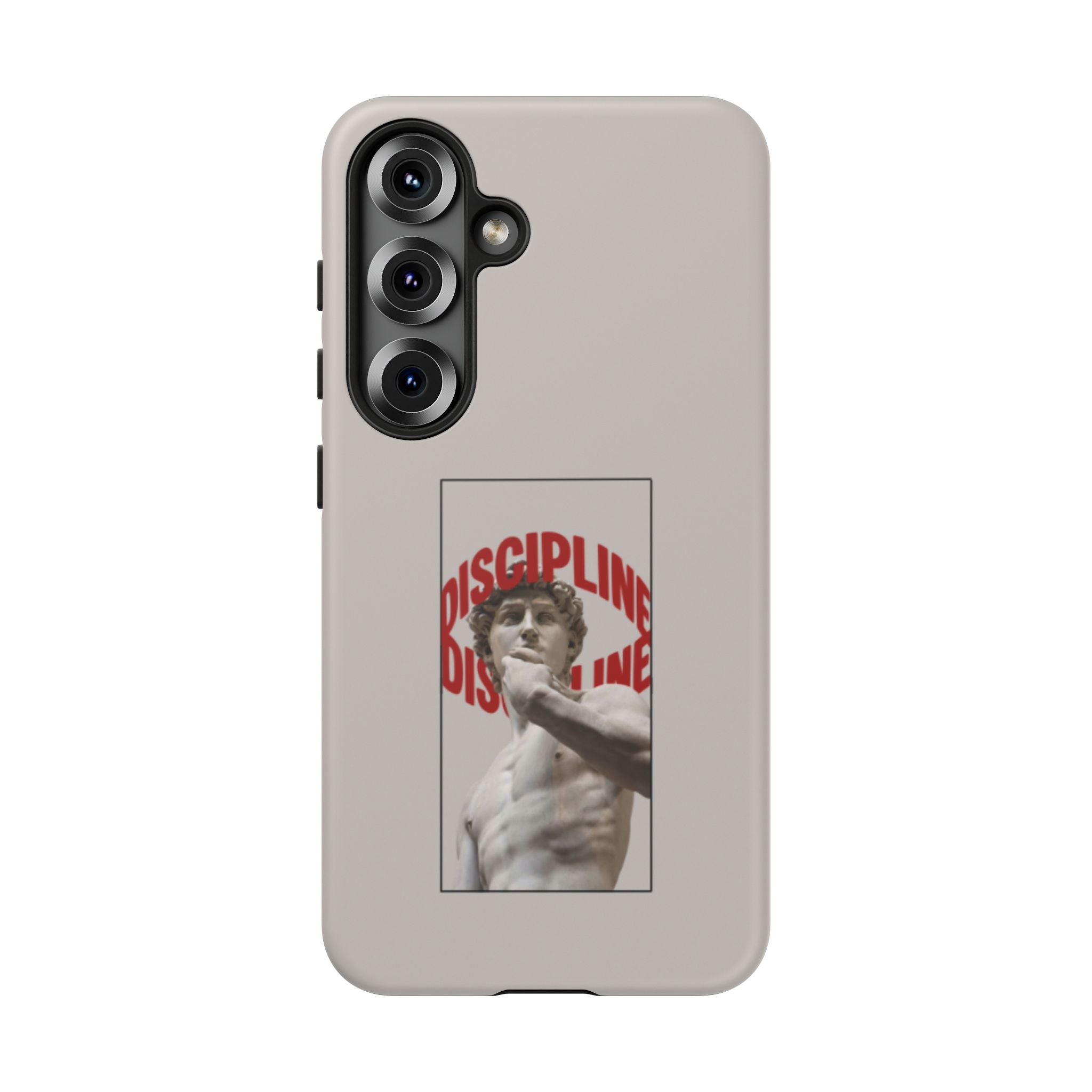 Phone Case — 'Discipline' Statue Graphic Protective Cover