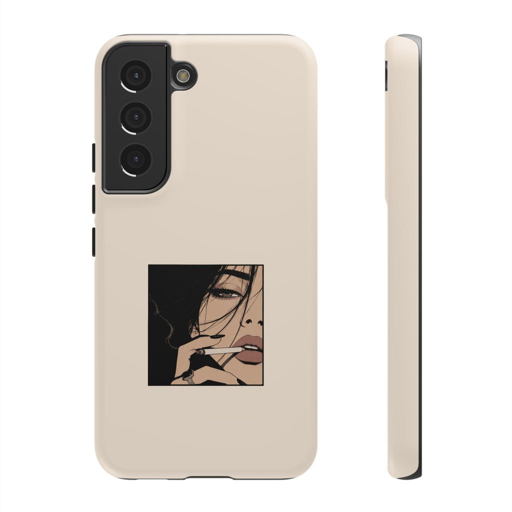 Minimalist Femme Portrait Protective Phone Case
