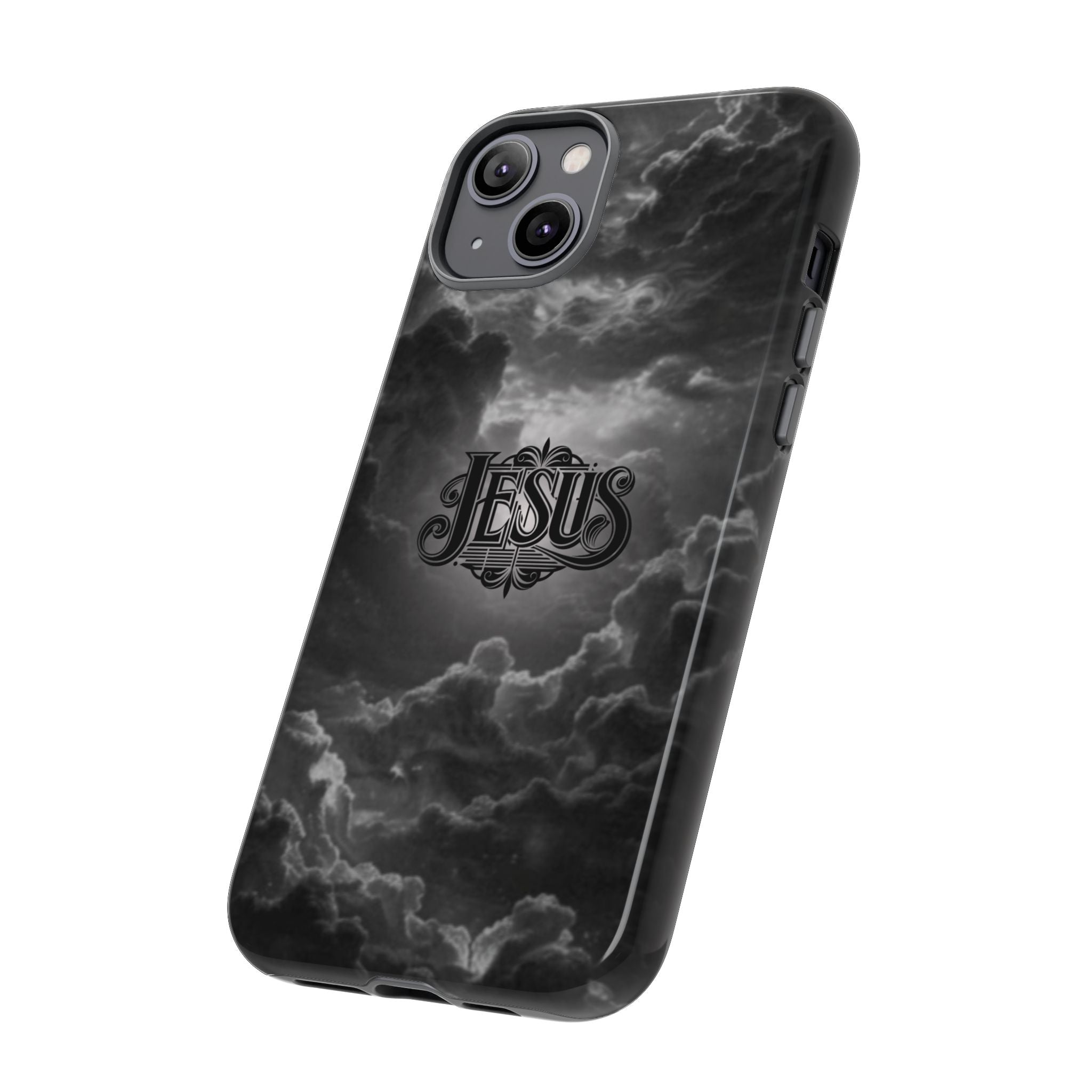Jesus Cloud Phone Case – Christian Faith Protective iPhone Case