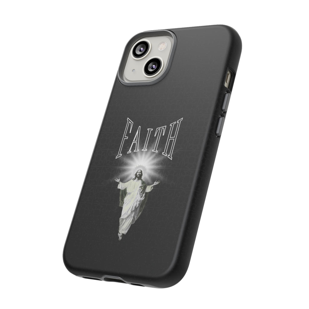 Faith Phone Case — Religious Jesus Graphic Tough Phone Cover