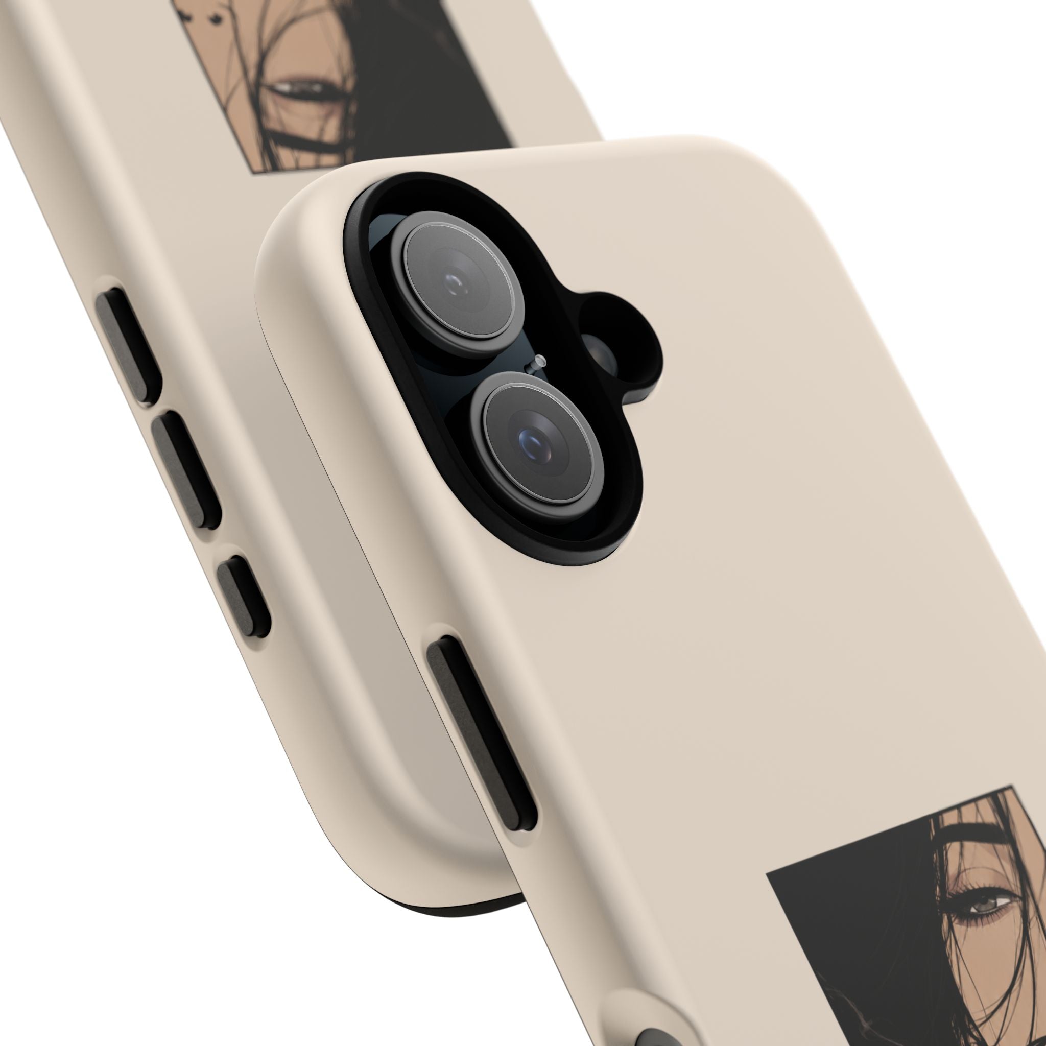 Minimalist Femme Portrait Protective Phone Case