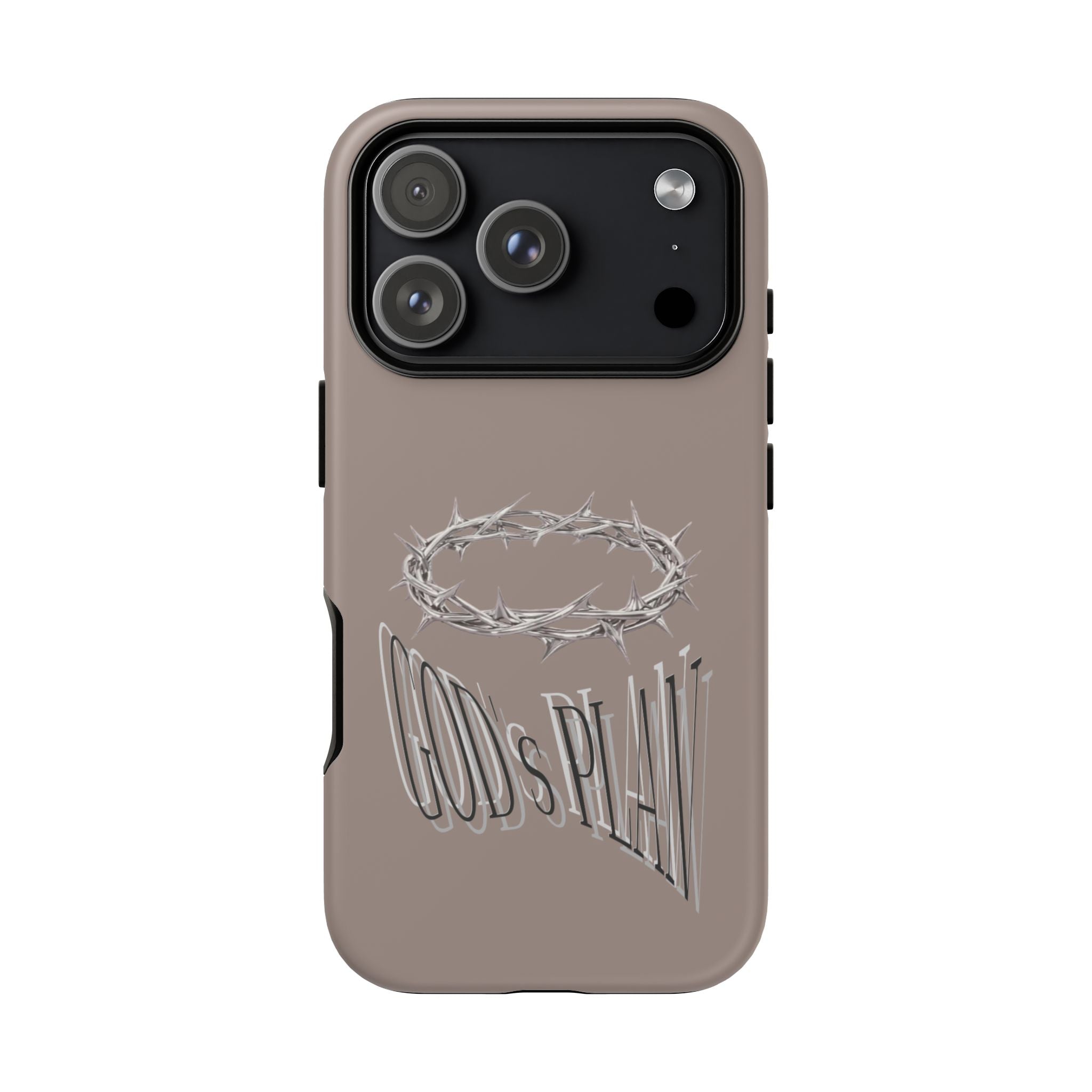Phone Case — "God's Plan" Crown of Thorns Protective Cover