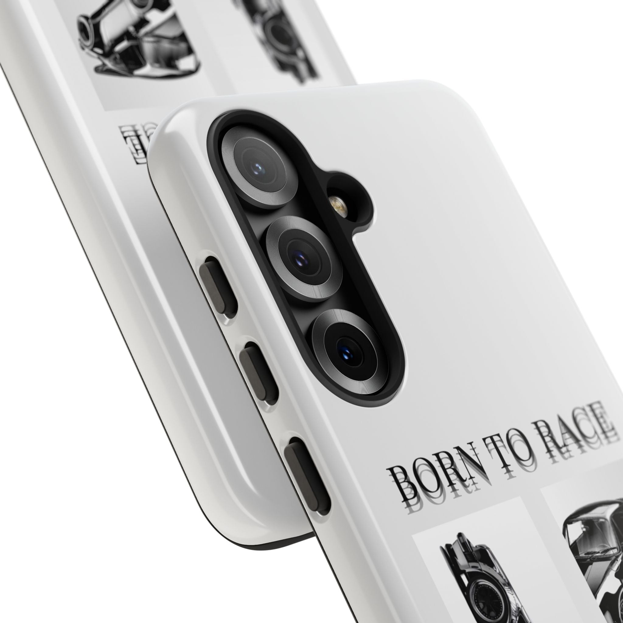 Phone Case - "Born to Race" Vintage Car Racing Graphic