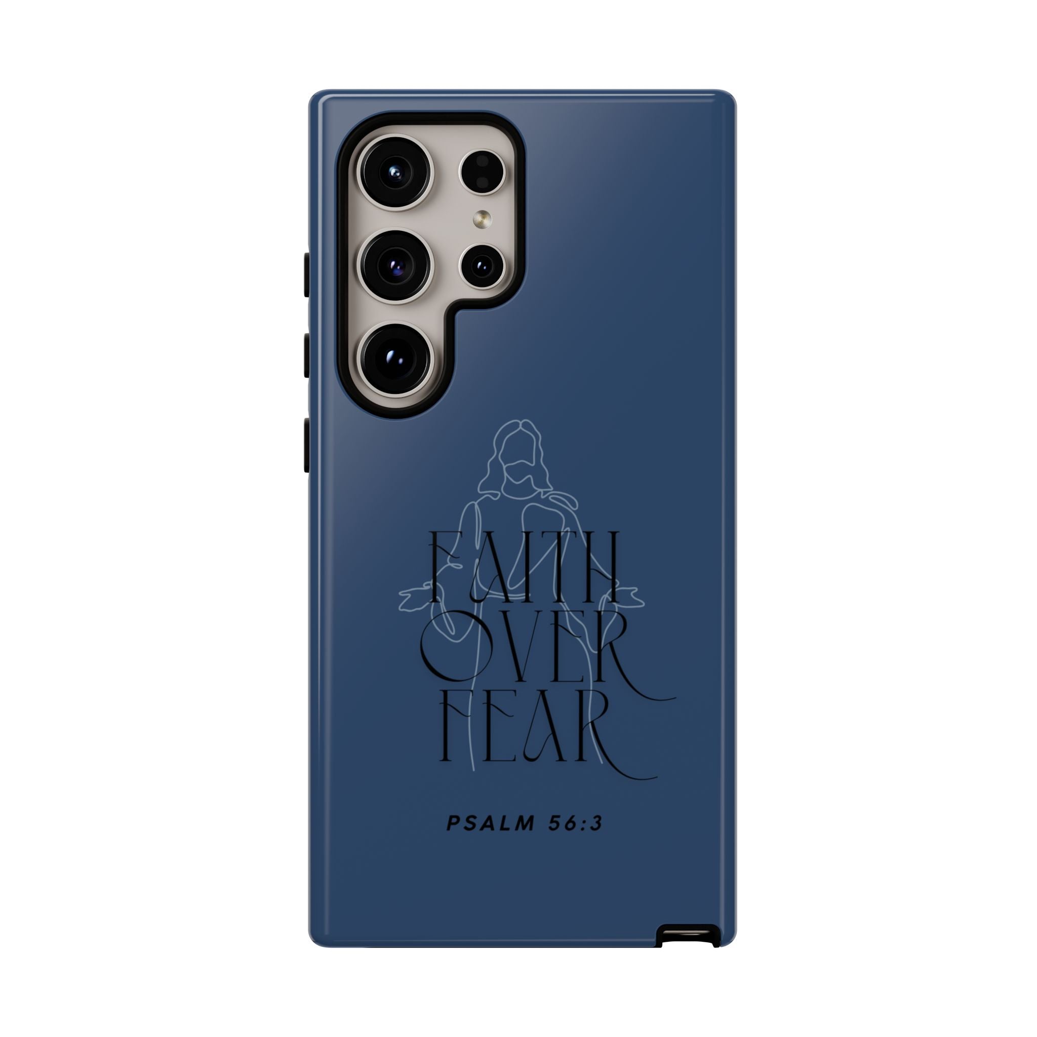 Faith Over Fear — Psalm 56:3 Christian Tough Phone Case