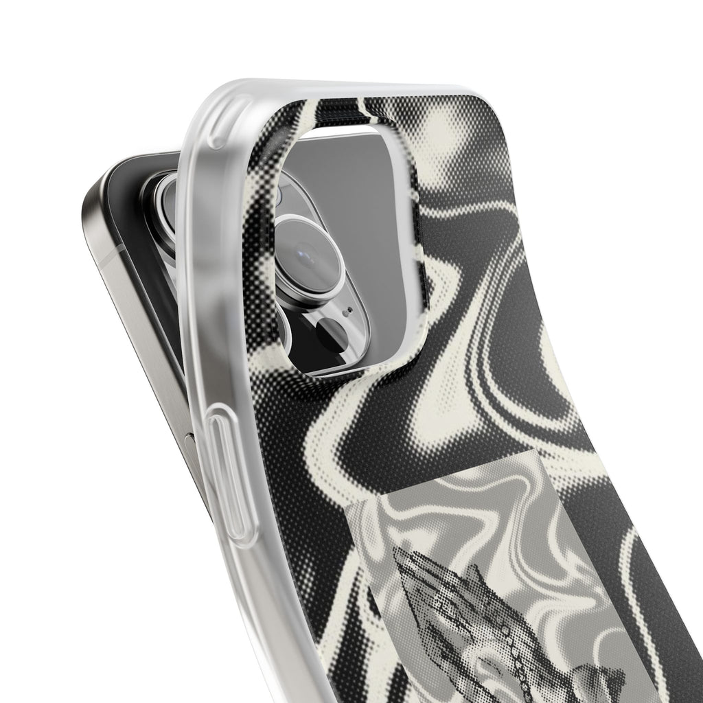 Praying Hands Black & White Phone Case