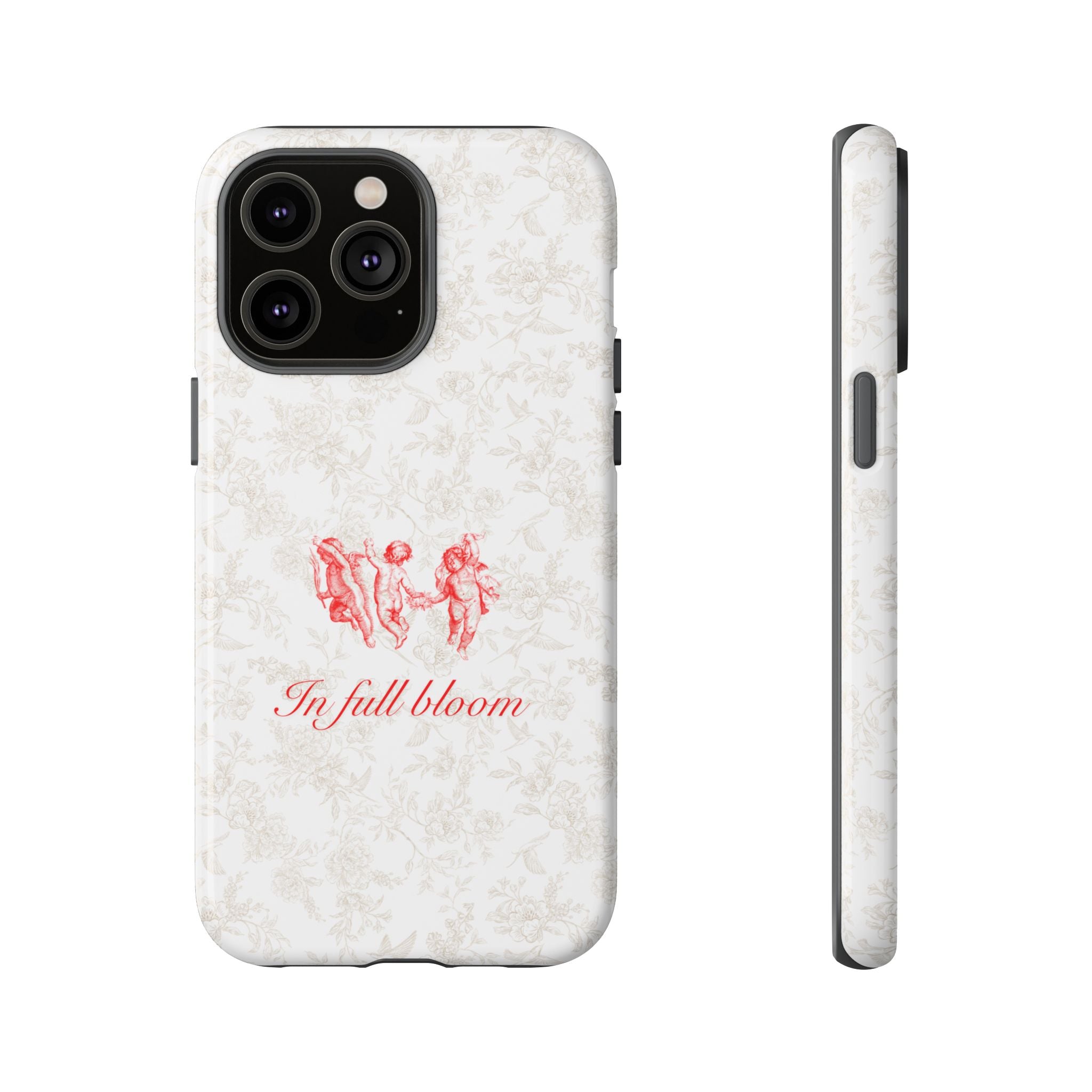 Vintage Floral Phone Case — "In Full Bloom" Tough Case