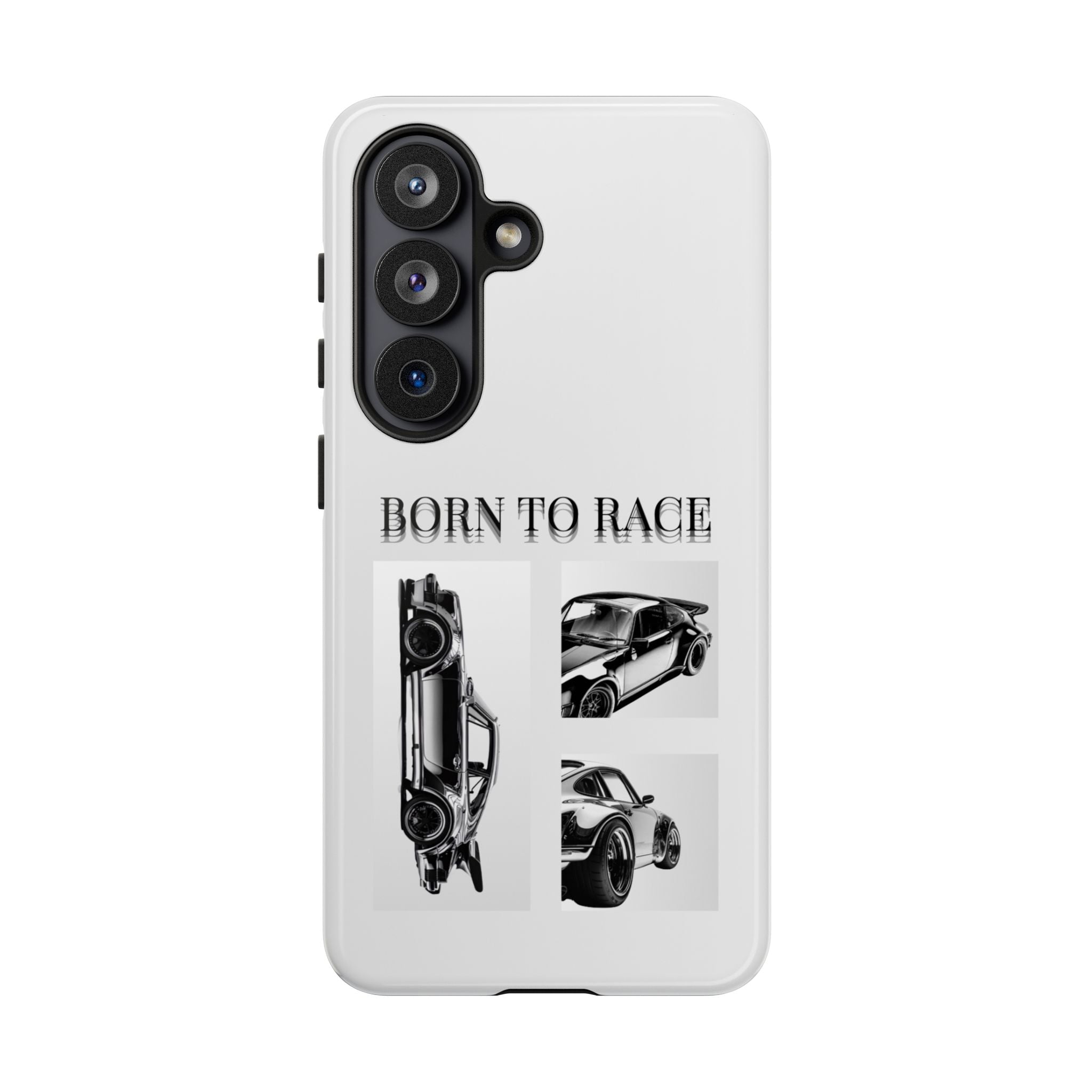Phone Case - "Born to Race" Vintage Car Racing Graphic