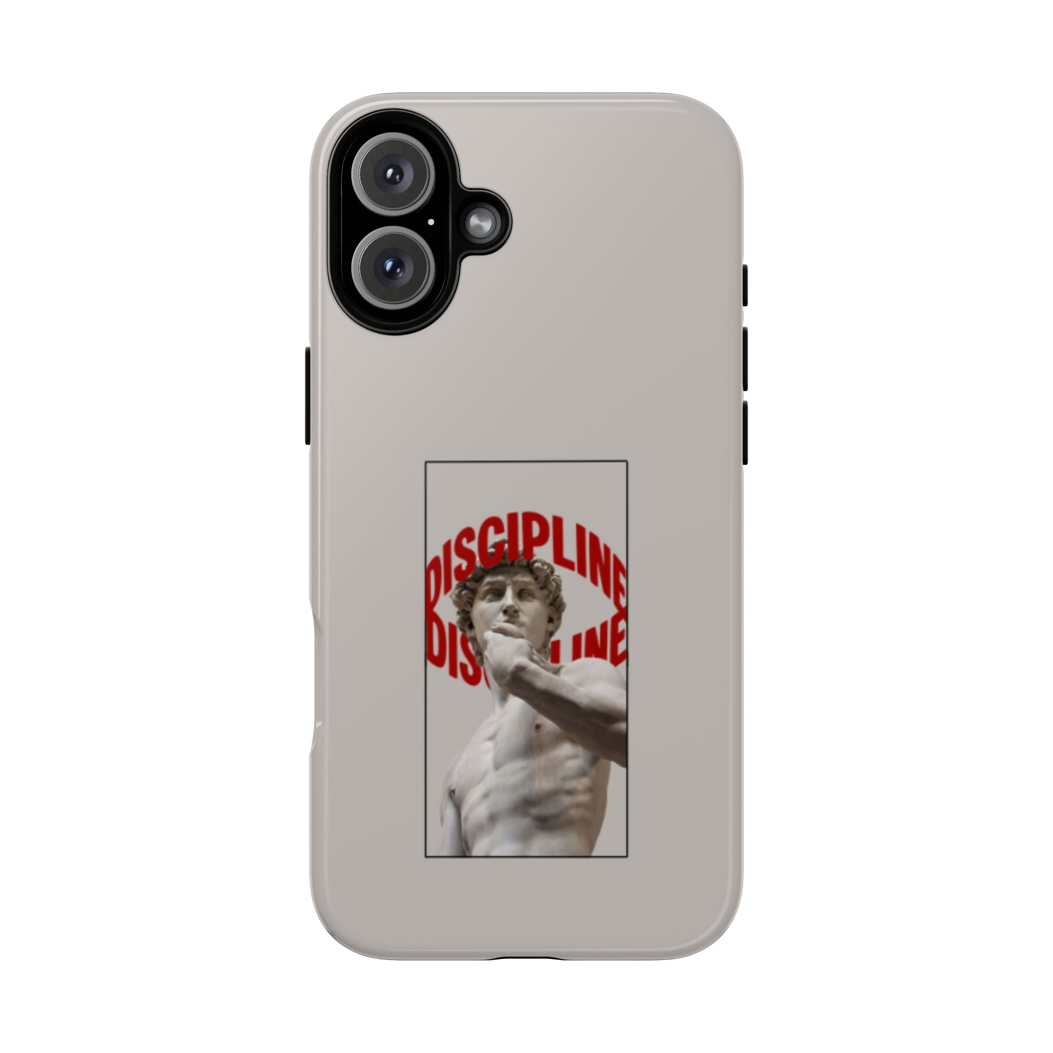 Phone Case — 'Discipline' Statue Graphic Protective Cover