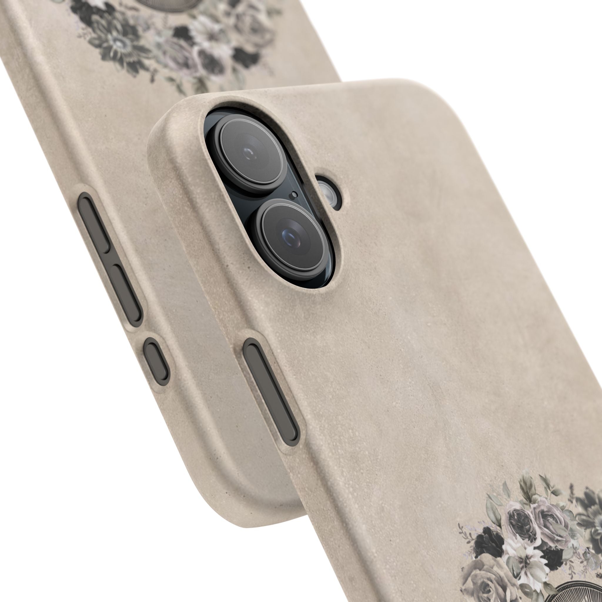 Vintage Madonna Floral Phone Case — Religious iPhone Snap Case